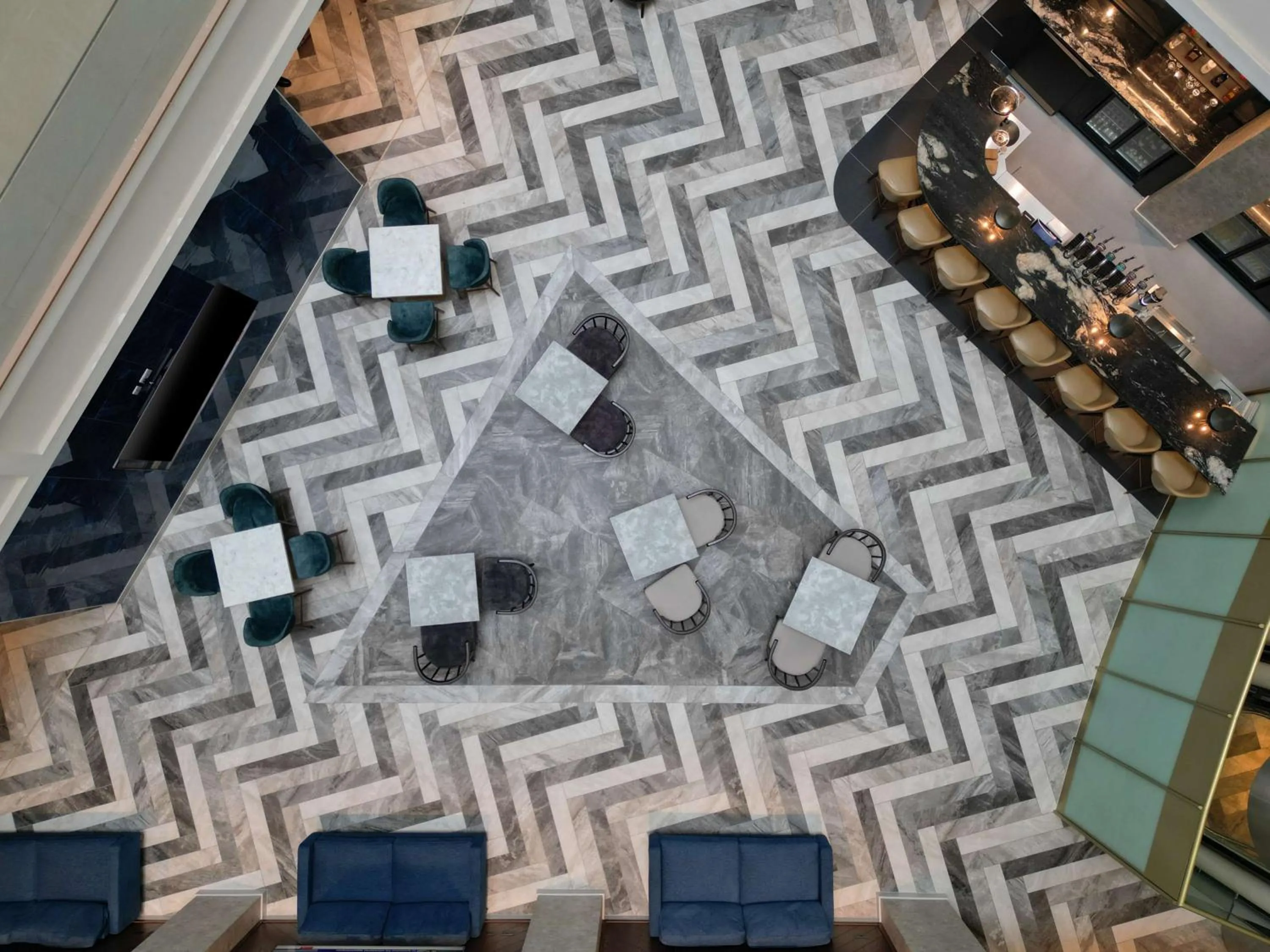 Lobby or reception in Hilton Cardiff