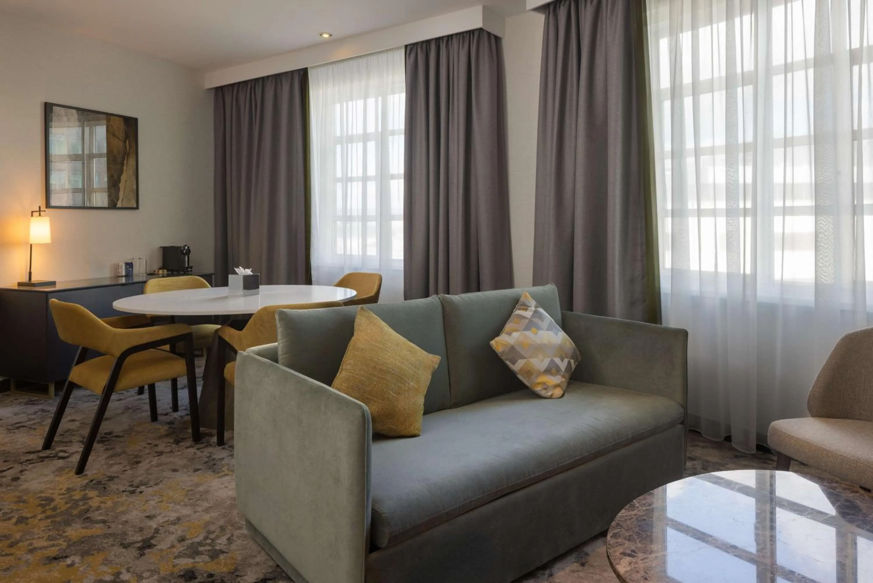 Living room in Hilton Cardiff