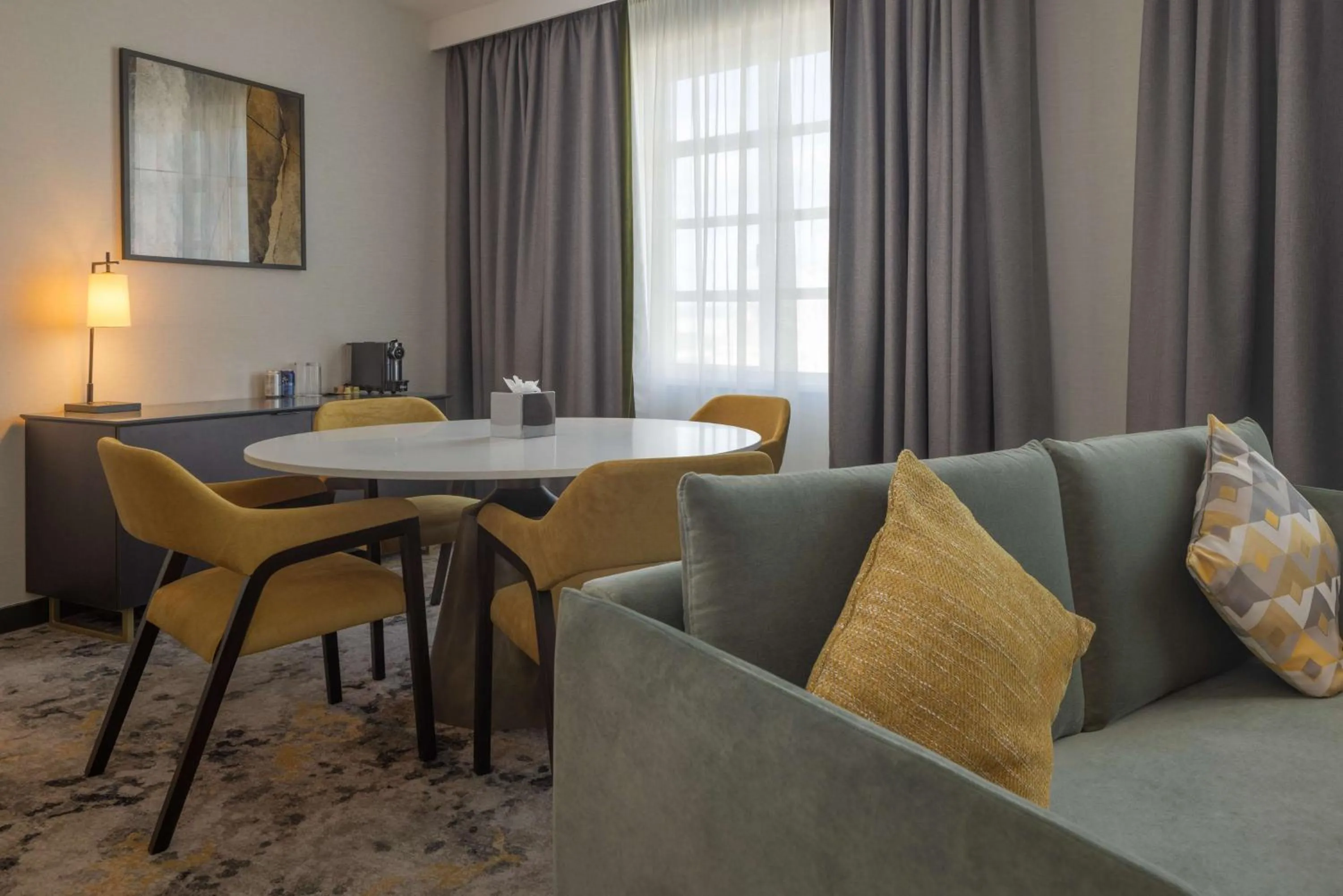 Living room in Hilton Cardiff