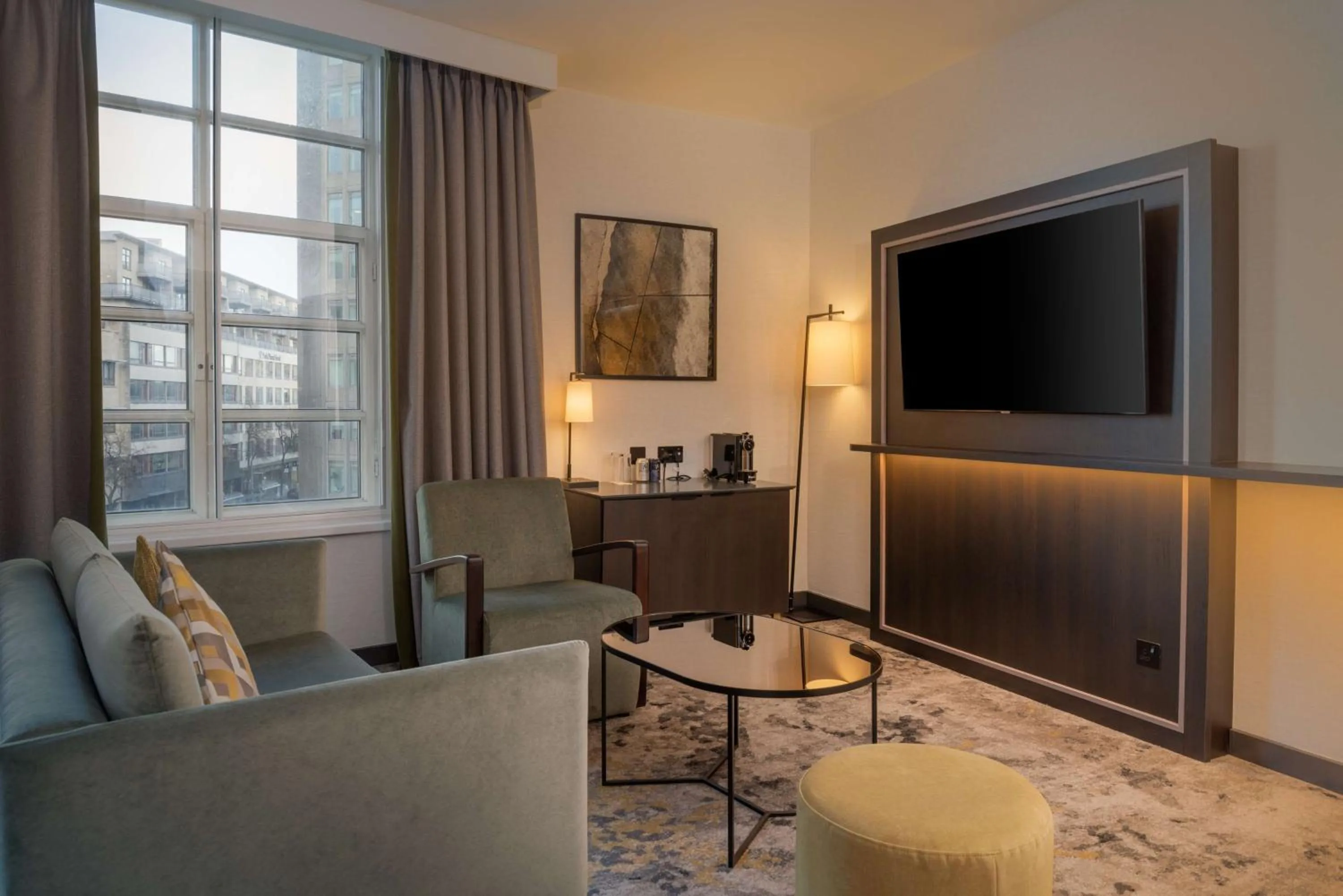 Living room in Hilton Cardiff