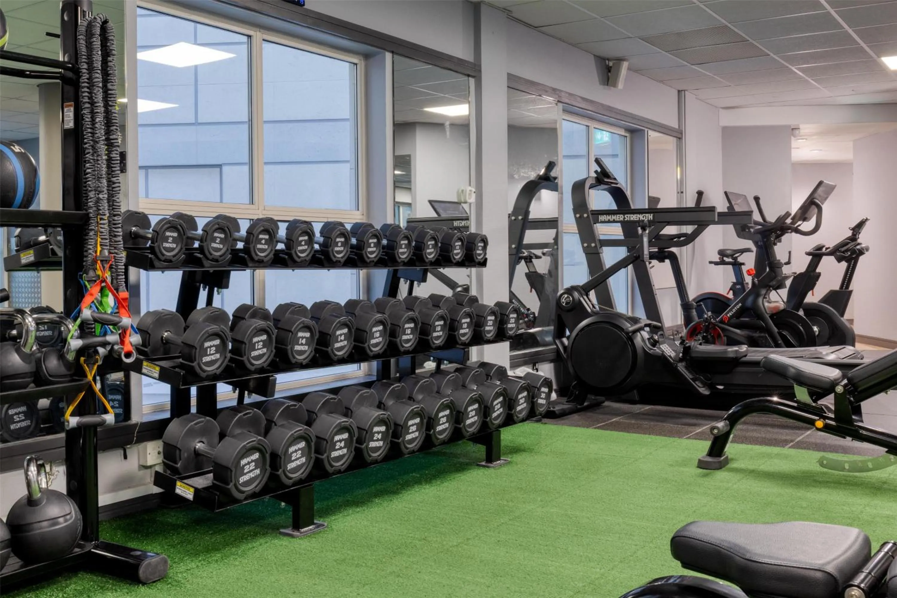 Fitness centre/facilities in Hilton Cardiff