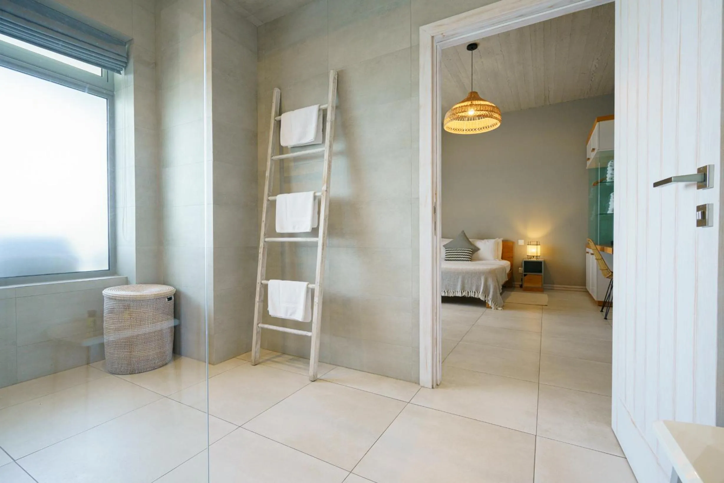 Bathroom, Bed in Villa dei Venti