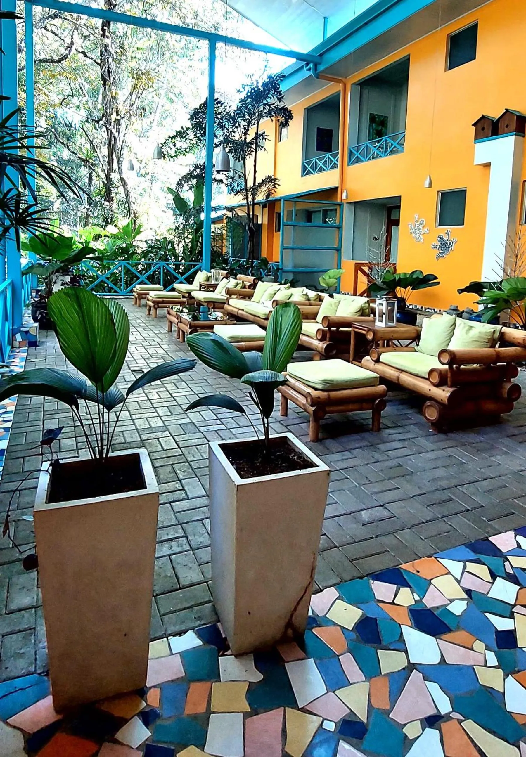 Patio in Hotel Plaza Yara