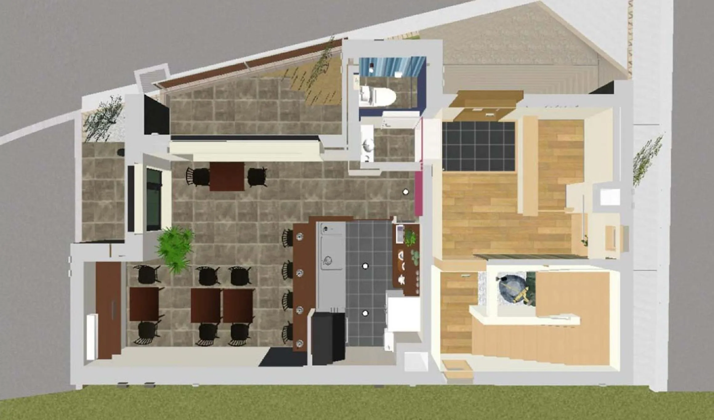 Photo of the whole room in ShukuShuku