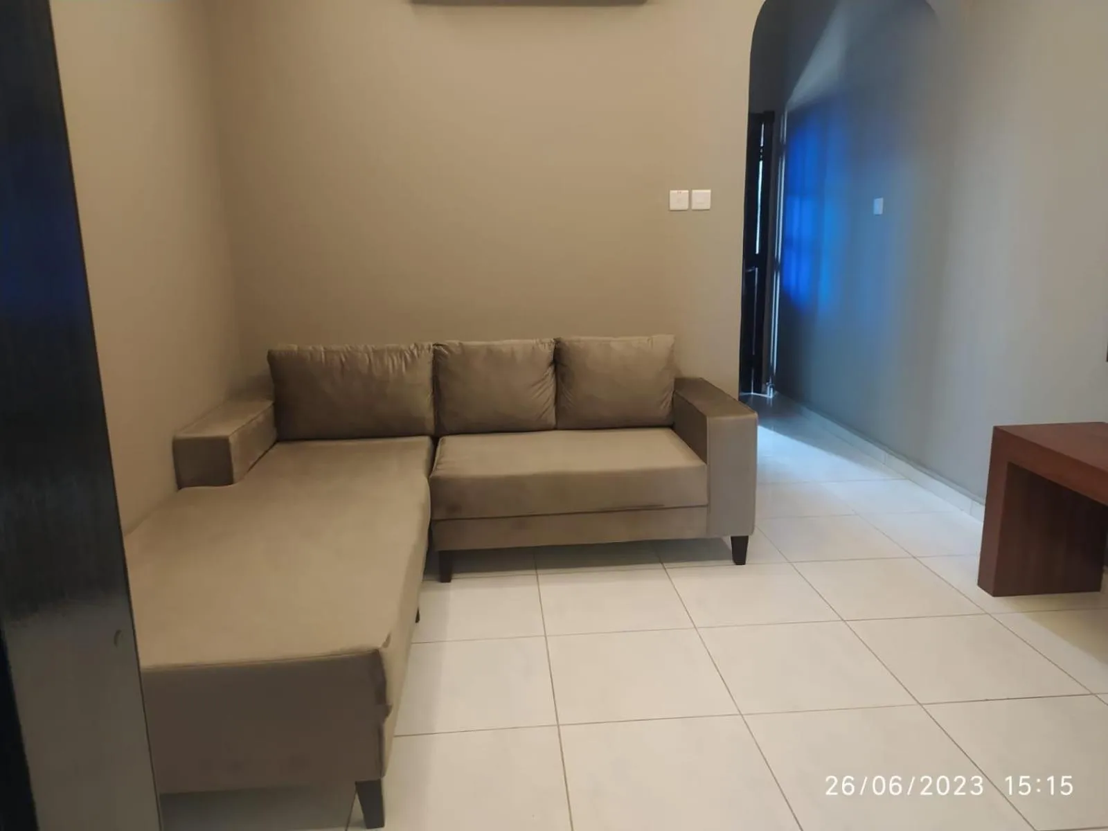 Seating area in Salalah Beach Villas