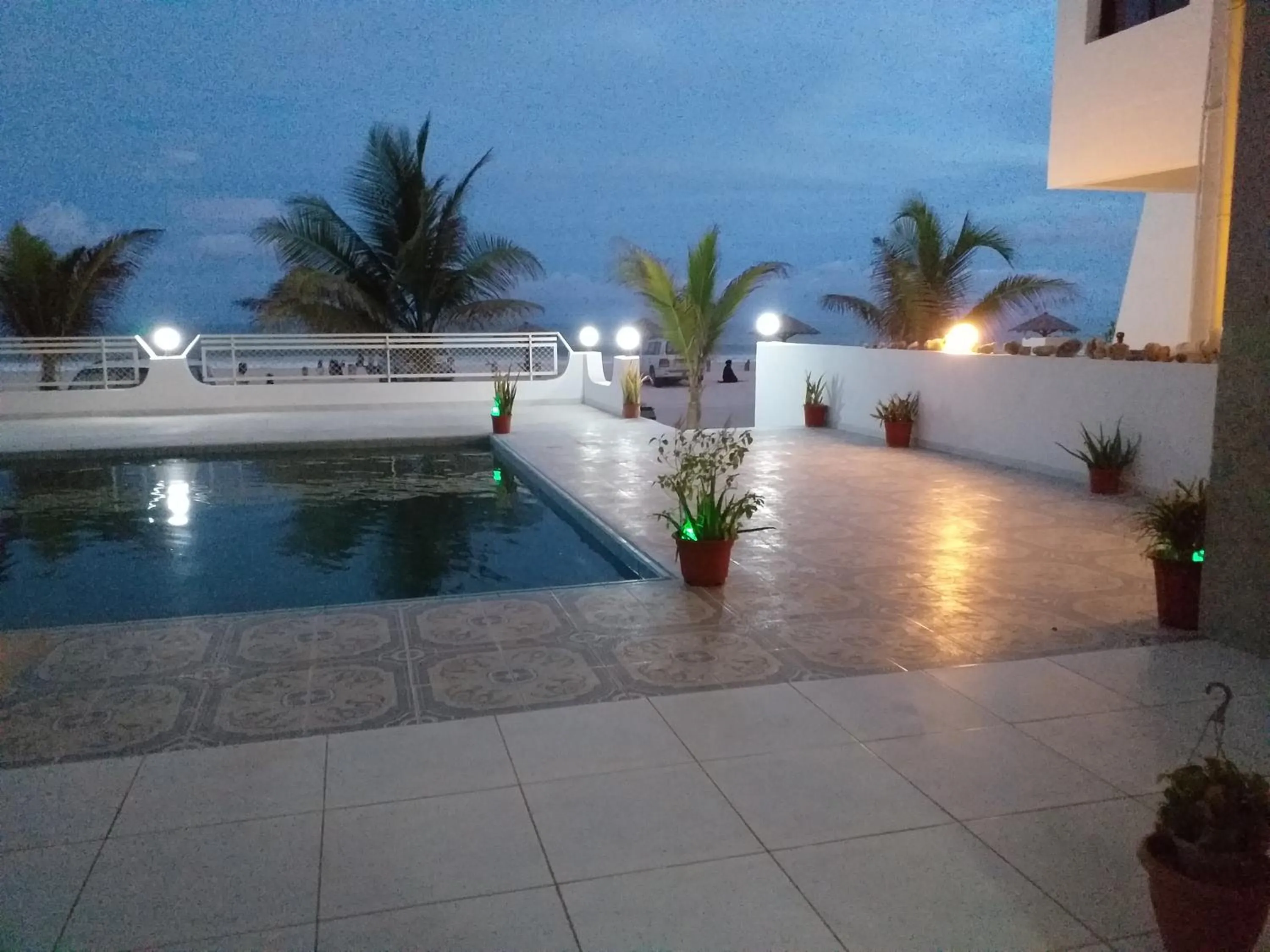 Swimming pool in Salalah Beach Villas