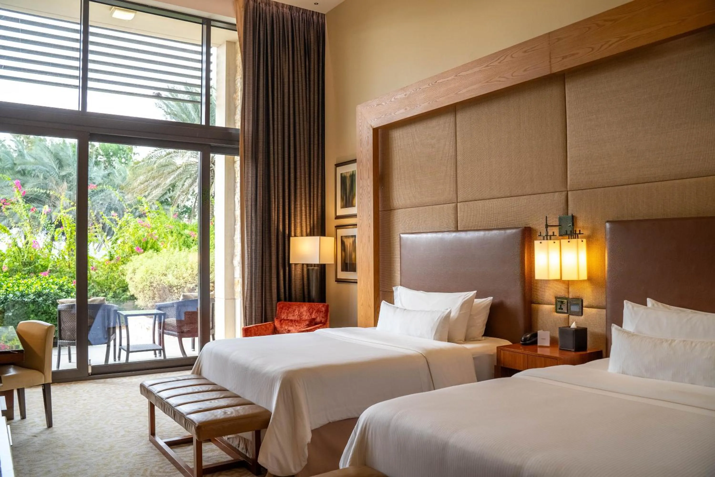 Bed in VOGO Abu Dhabi Golf Resort & Spa Formerly The Westin Abu Dhabi Golf Resort & Spa