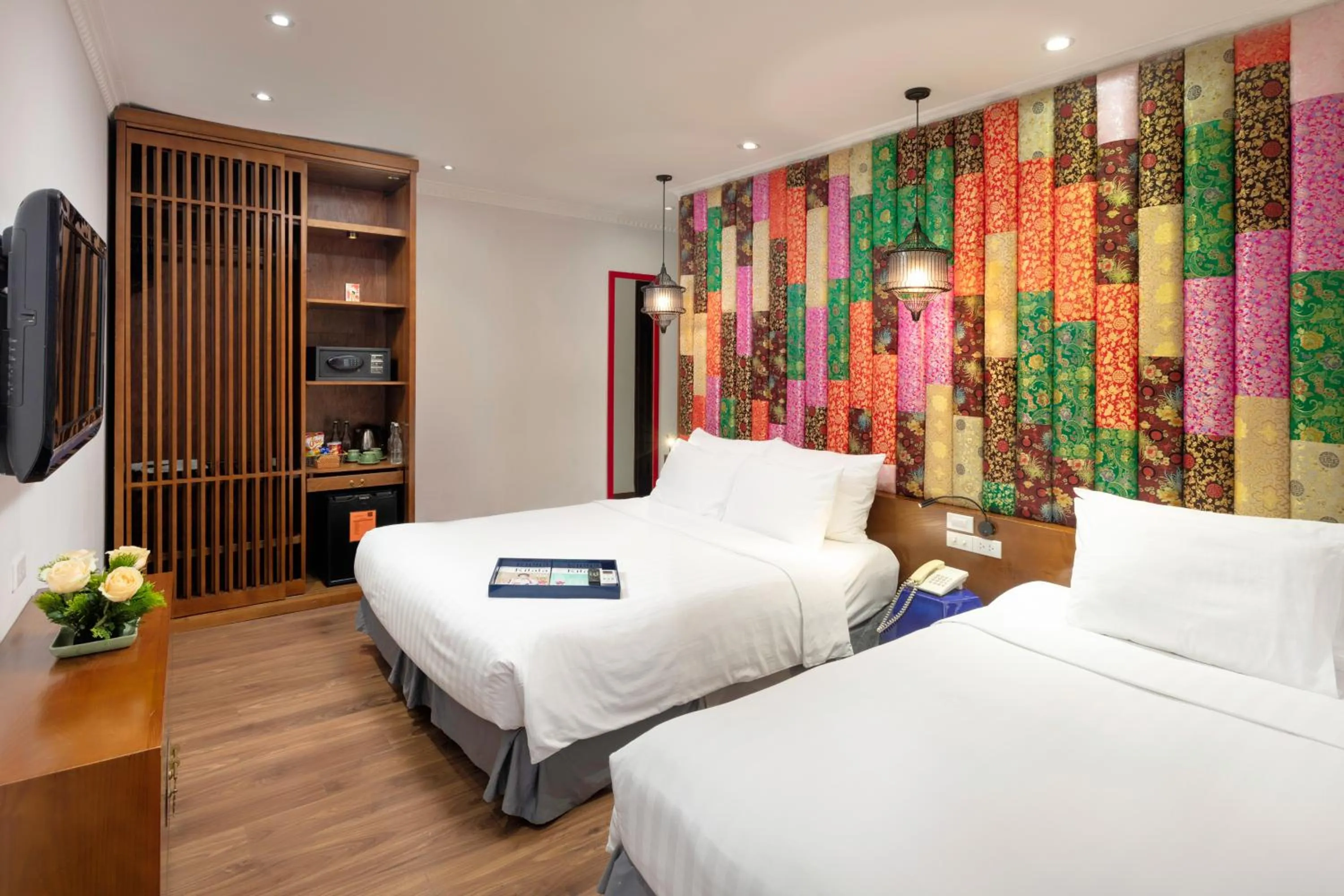 Bed in Hanoi Media Hotel & Spa