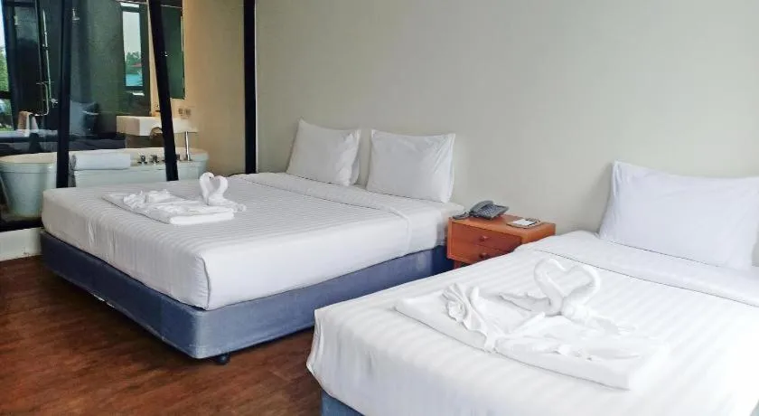 Bed in Vismaya Suvarnabhumi Hotel