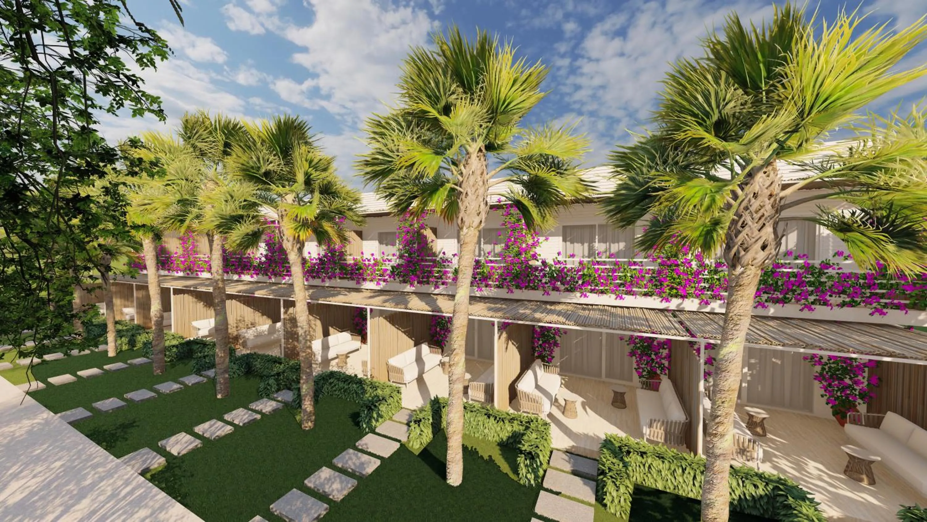 Garden view in Amara Luxury Resort & Villas