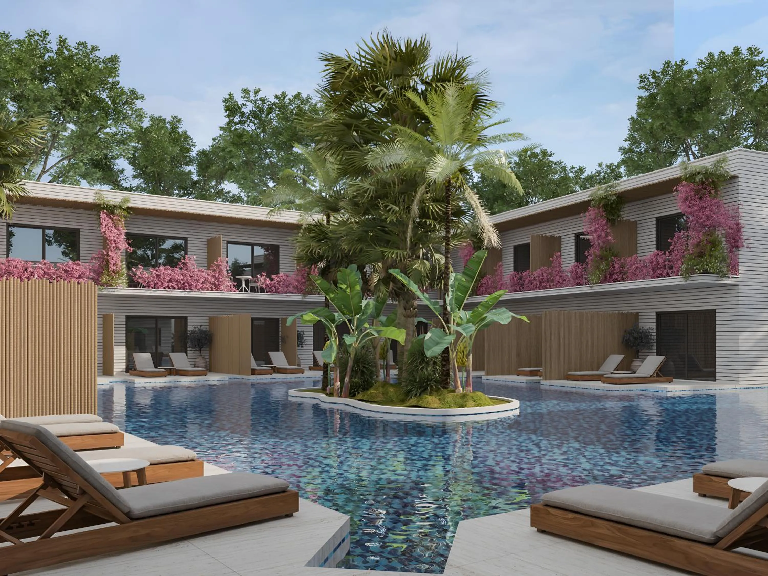 Swimming pool in Amara Luxury Resort & Villas