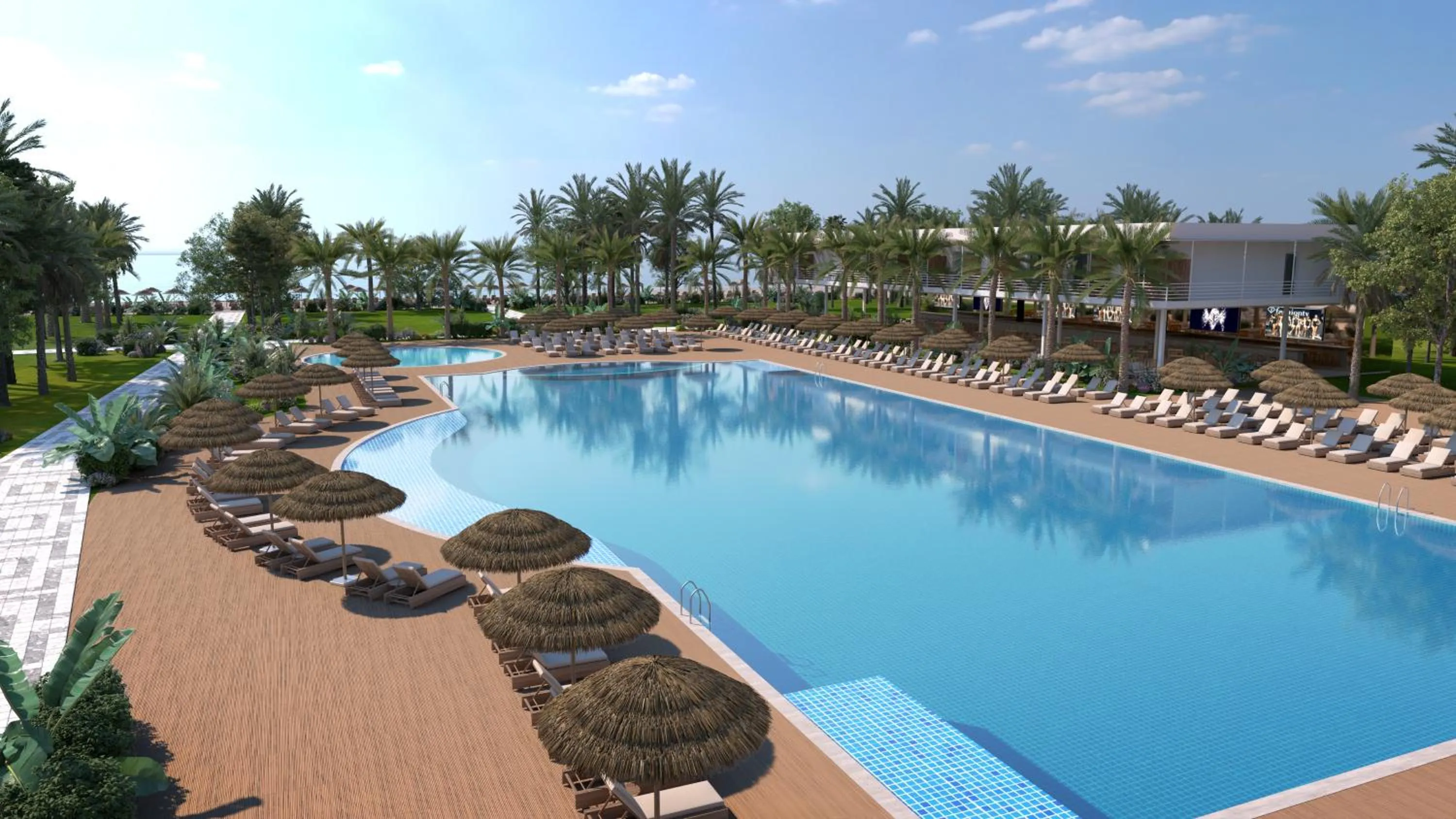 Swimming pool in Amara Luxury Resort & Villas