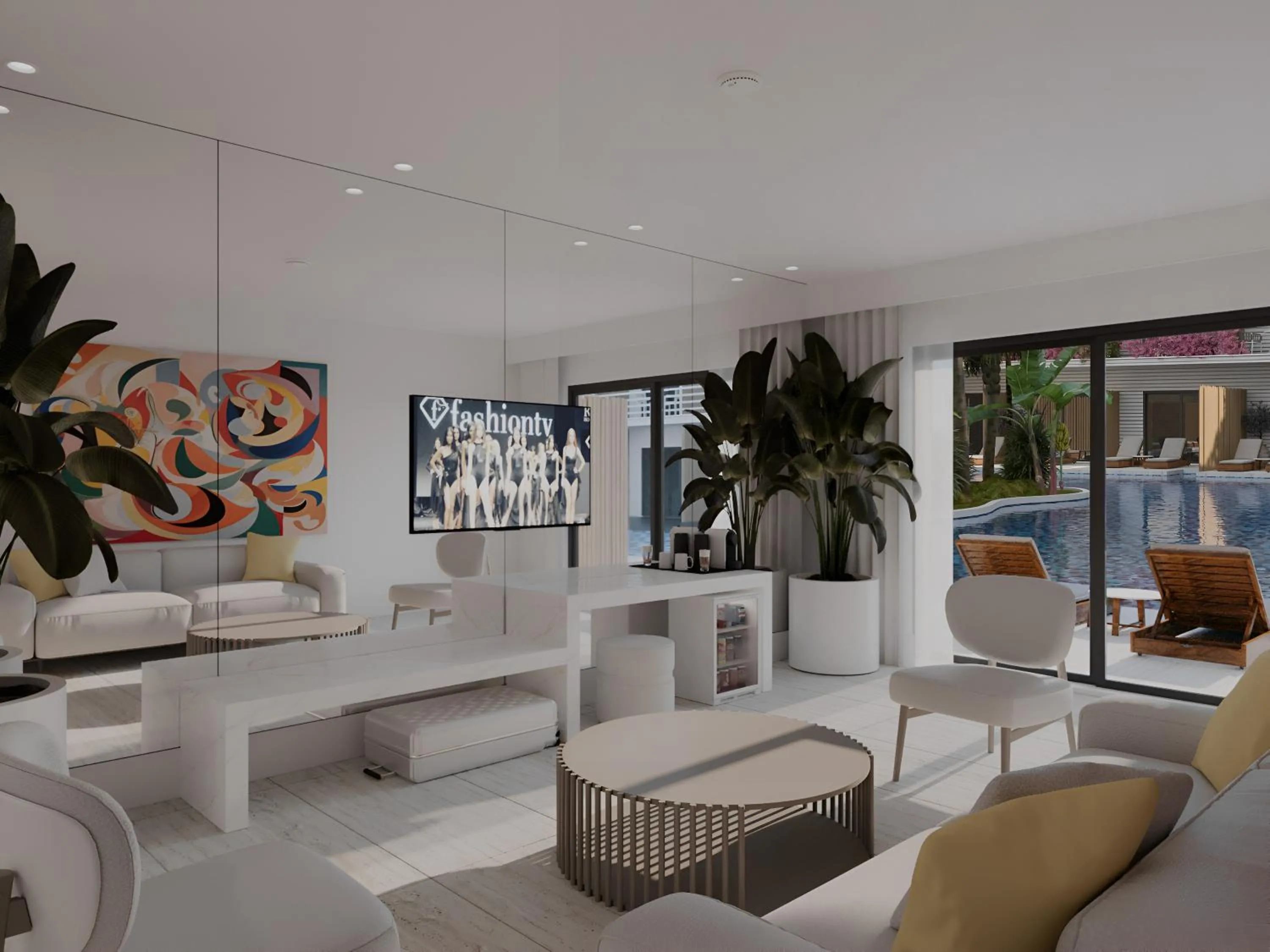 Living room in Amara Luxury Resort & Villas