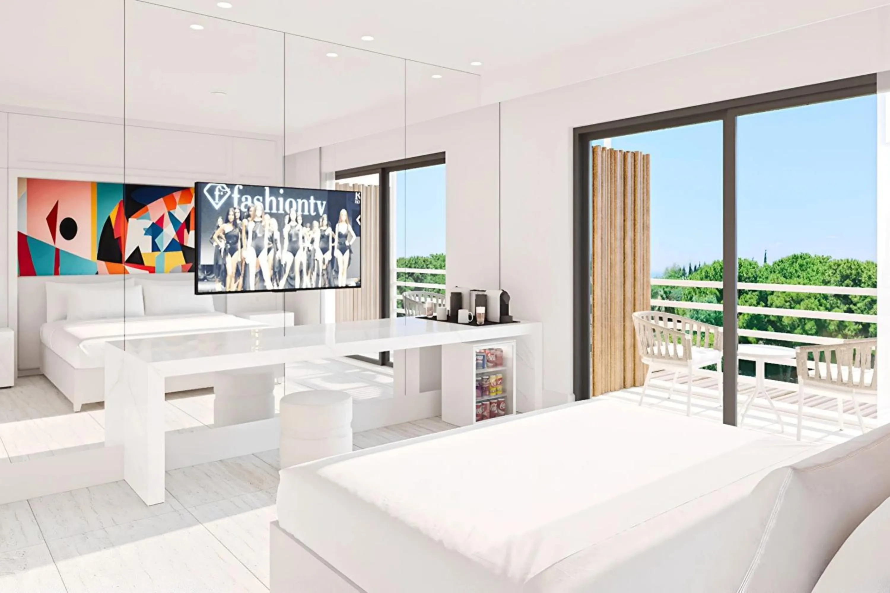 Bed in FashionTV Luxe Resort - Luxury All Inclusive