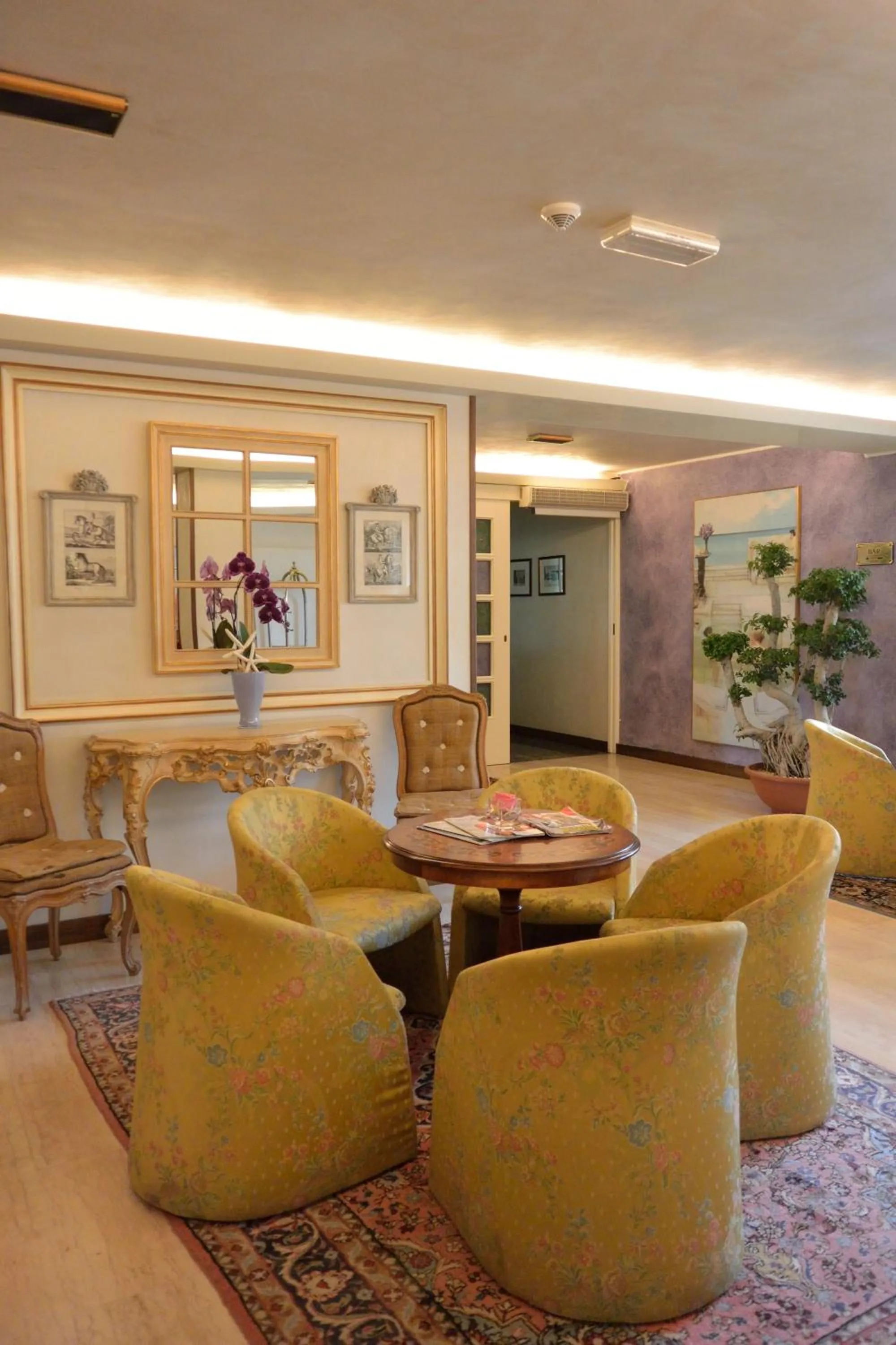 Lobby or reception in Hotel Miramare