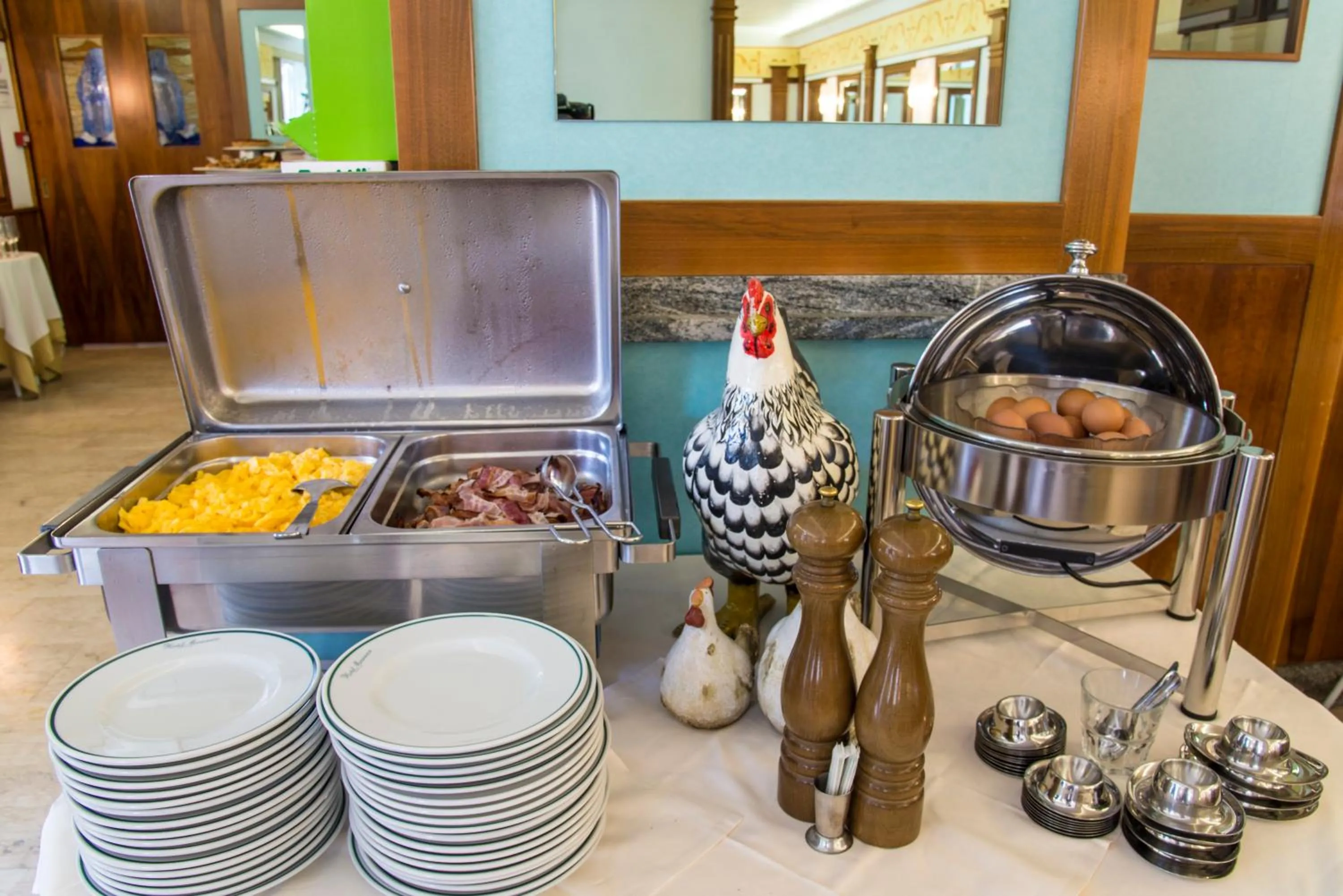 Continental breakfast in Hotel Miramare
