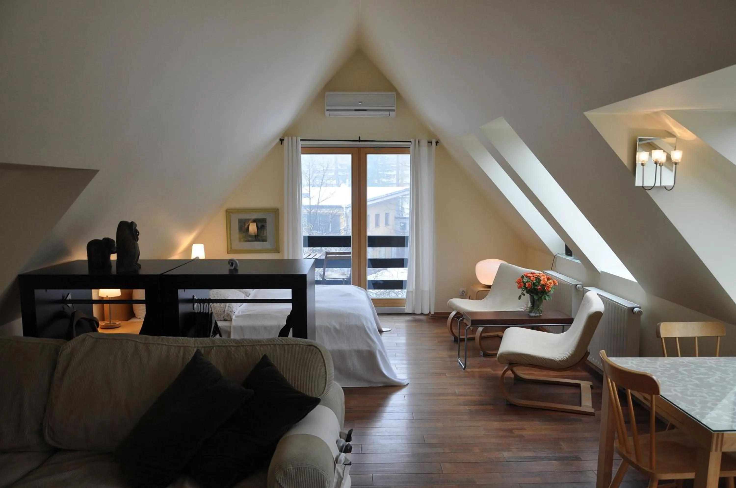 Living room, Bed in Willa Marma B&B