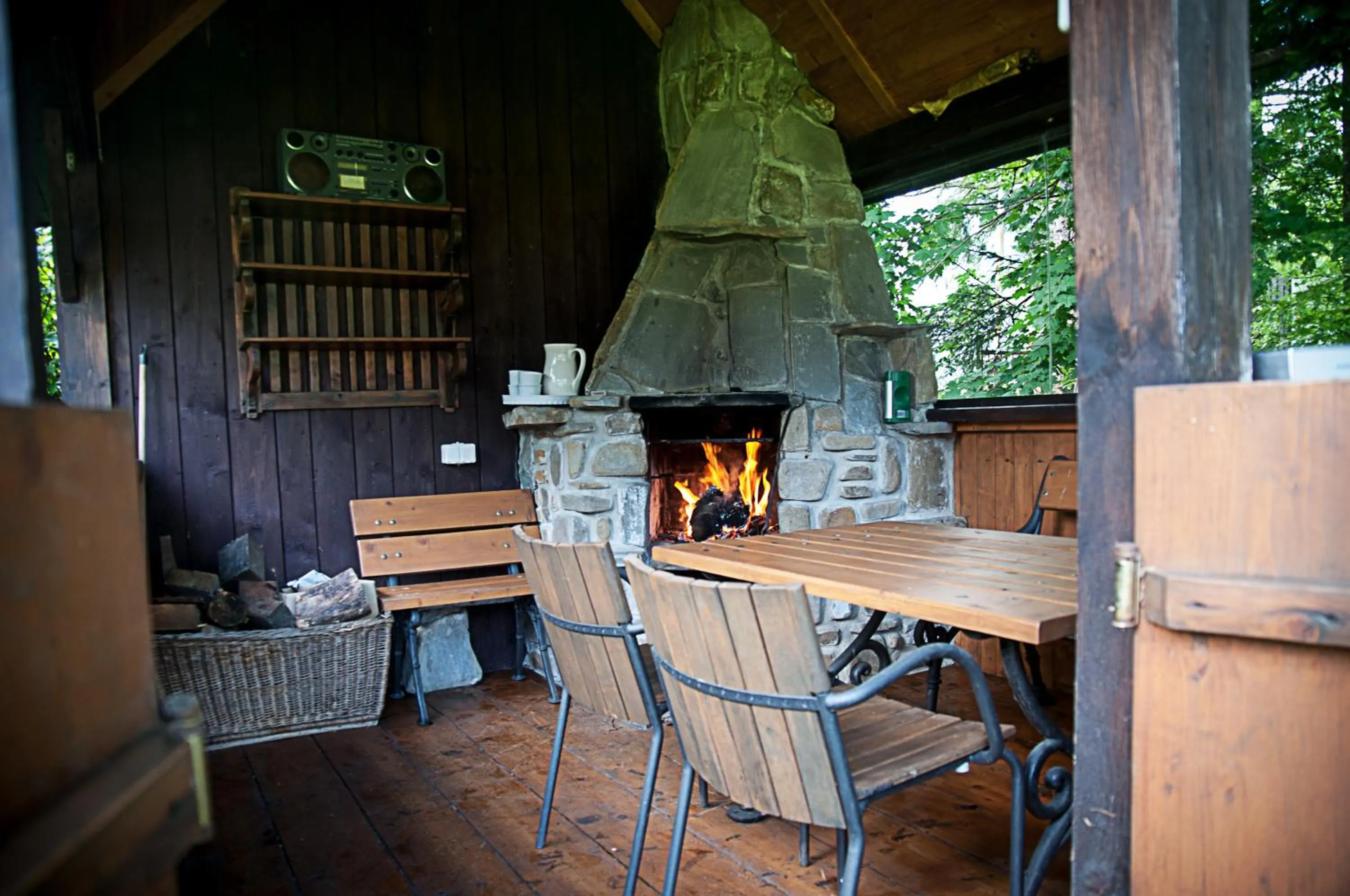 Garden in Willa Marma B&B