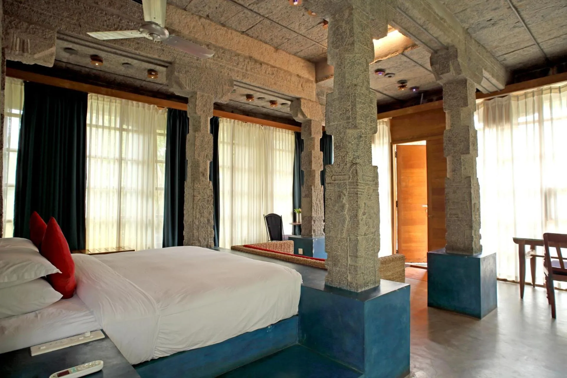 Bedroom, Bed in The Dune Eco Village and Spa - Pondicherry