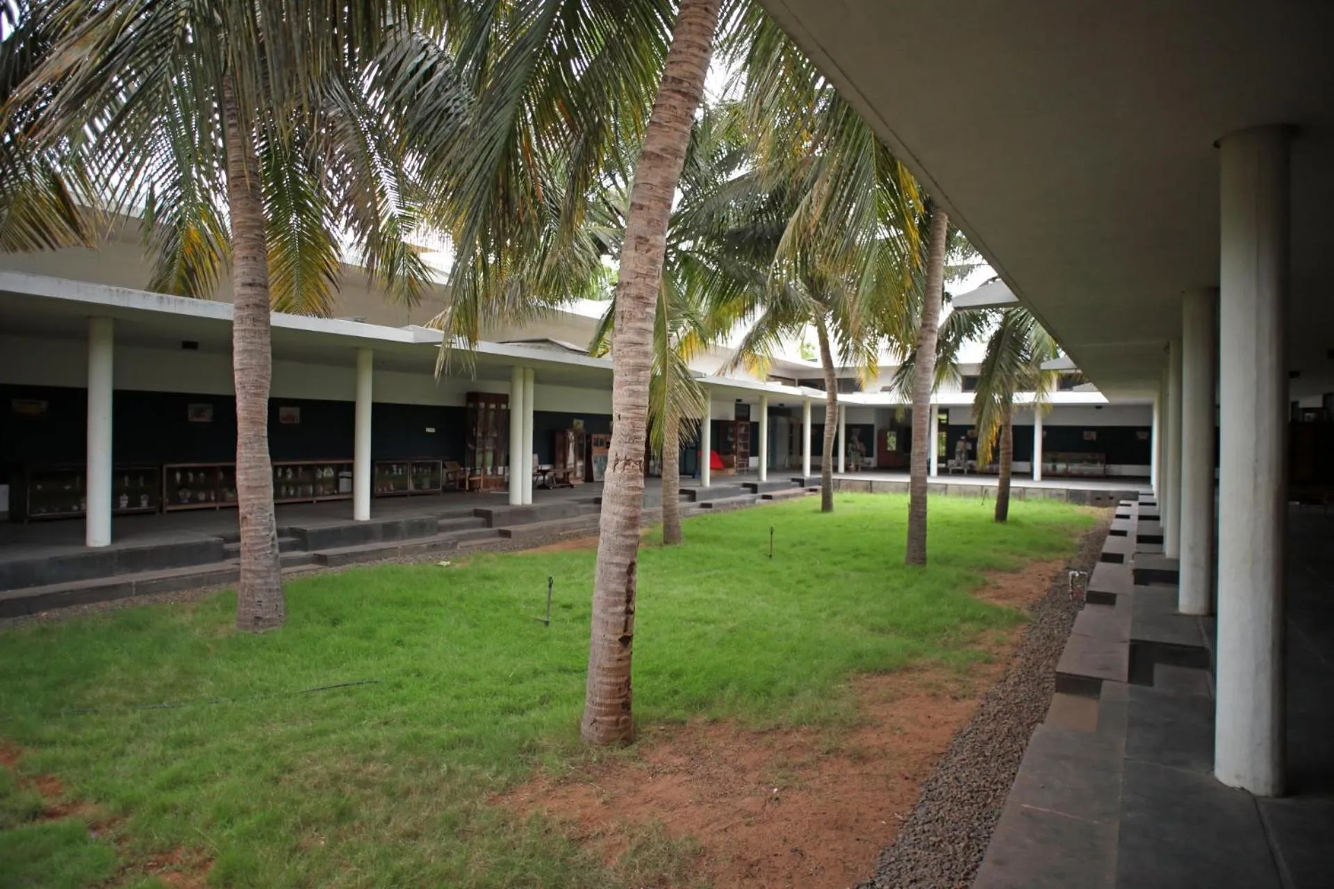 Inner courtyard view in The Dune Eco Village and Spa - Pondicherry
