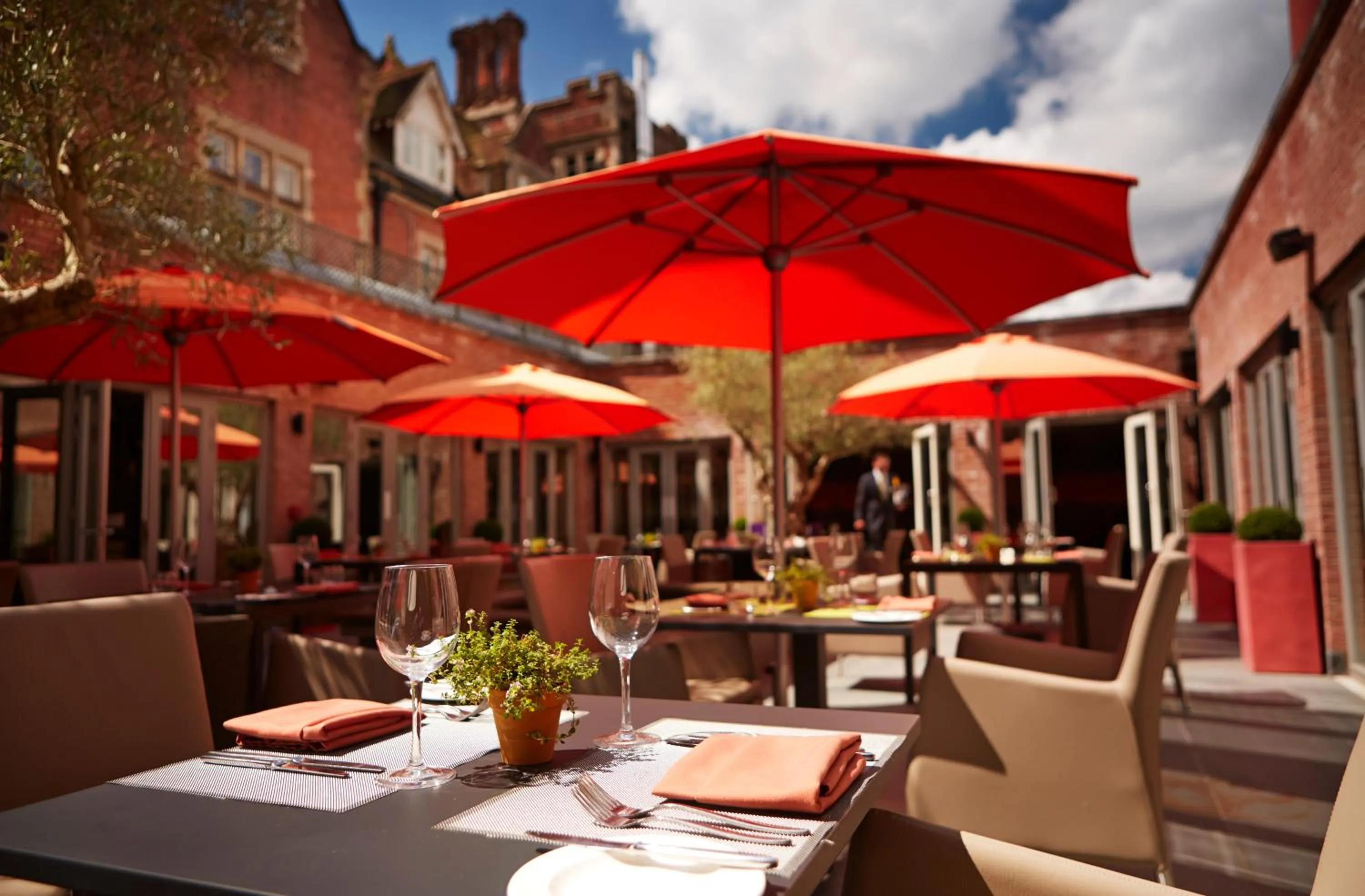 Patio in Alexander House Hotel & Utopia Spa