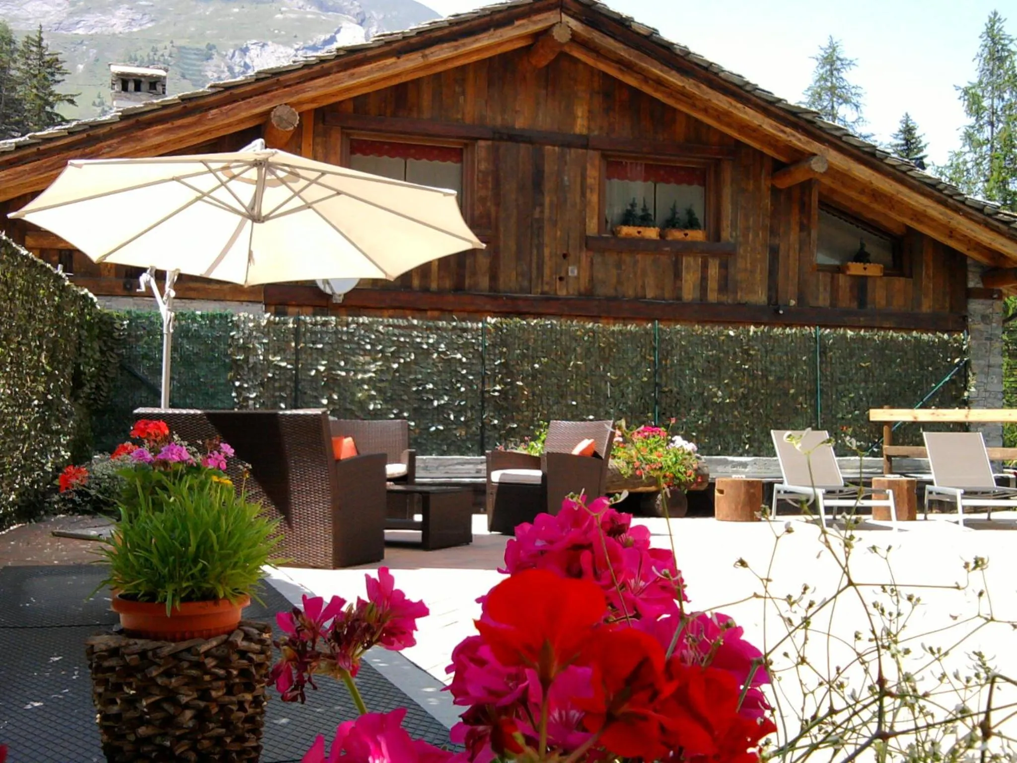 Garden in Hotel Boton D'Or & Wellness a La Thuile