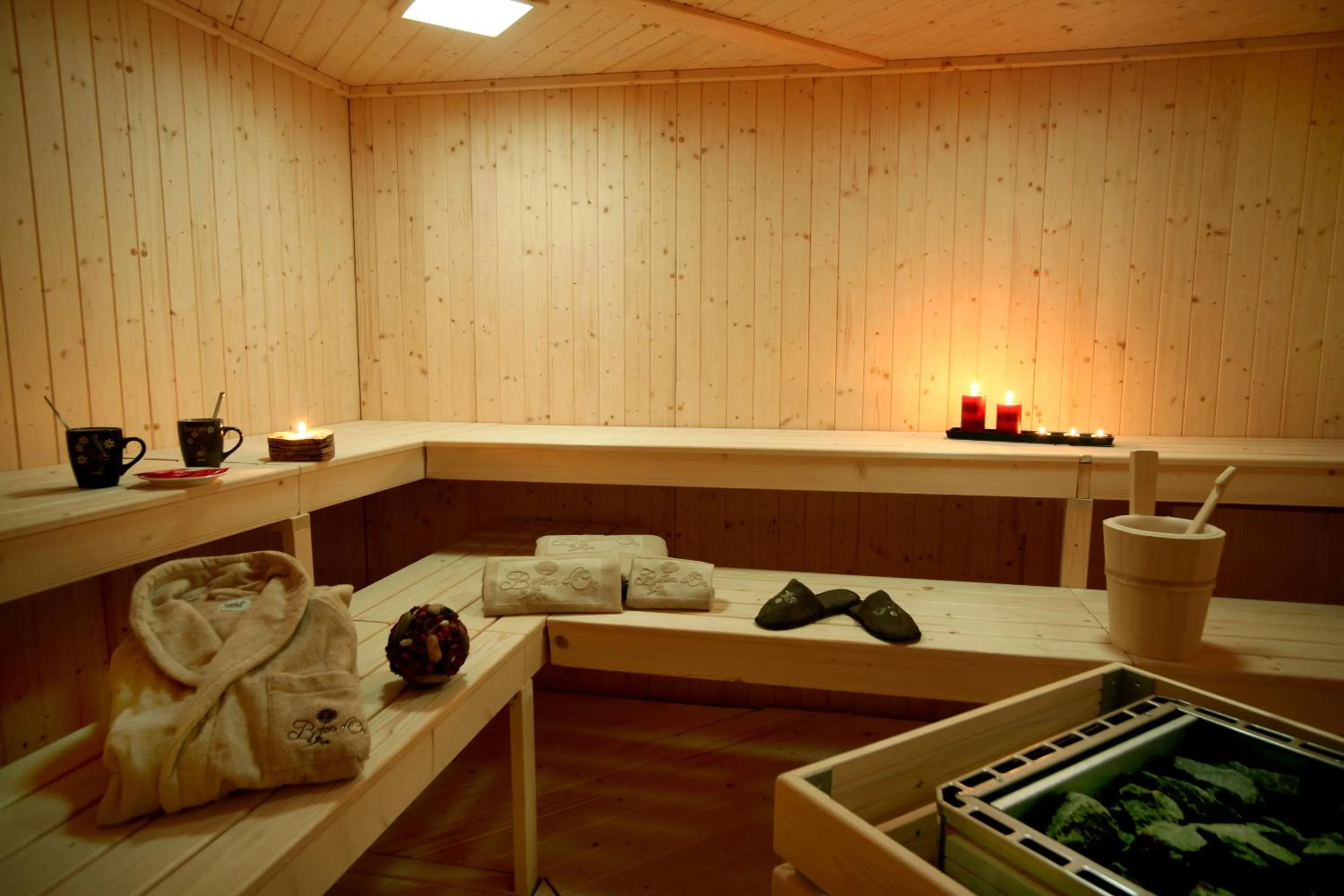 Sauna in Hotel Boton D'Or & Wellness a La Thuile