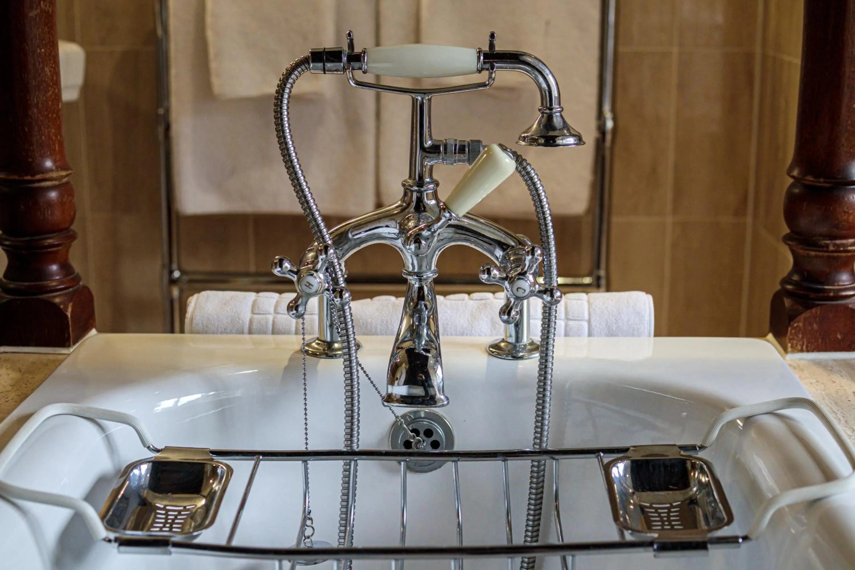 Bathroom in Langshott Manor - Luxury Hotel Gatwick