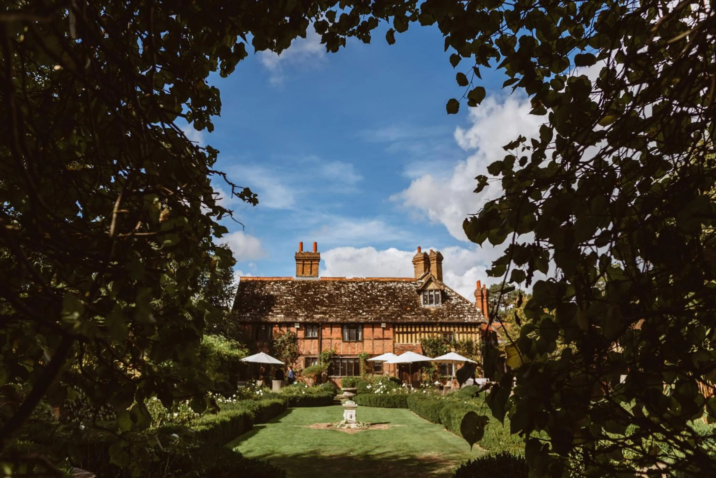 Property building in Langshott Manor - Luxury Hotel Gatwick
