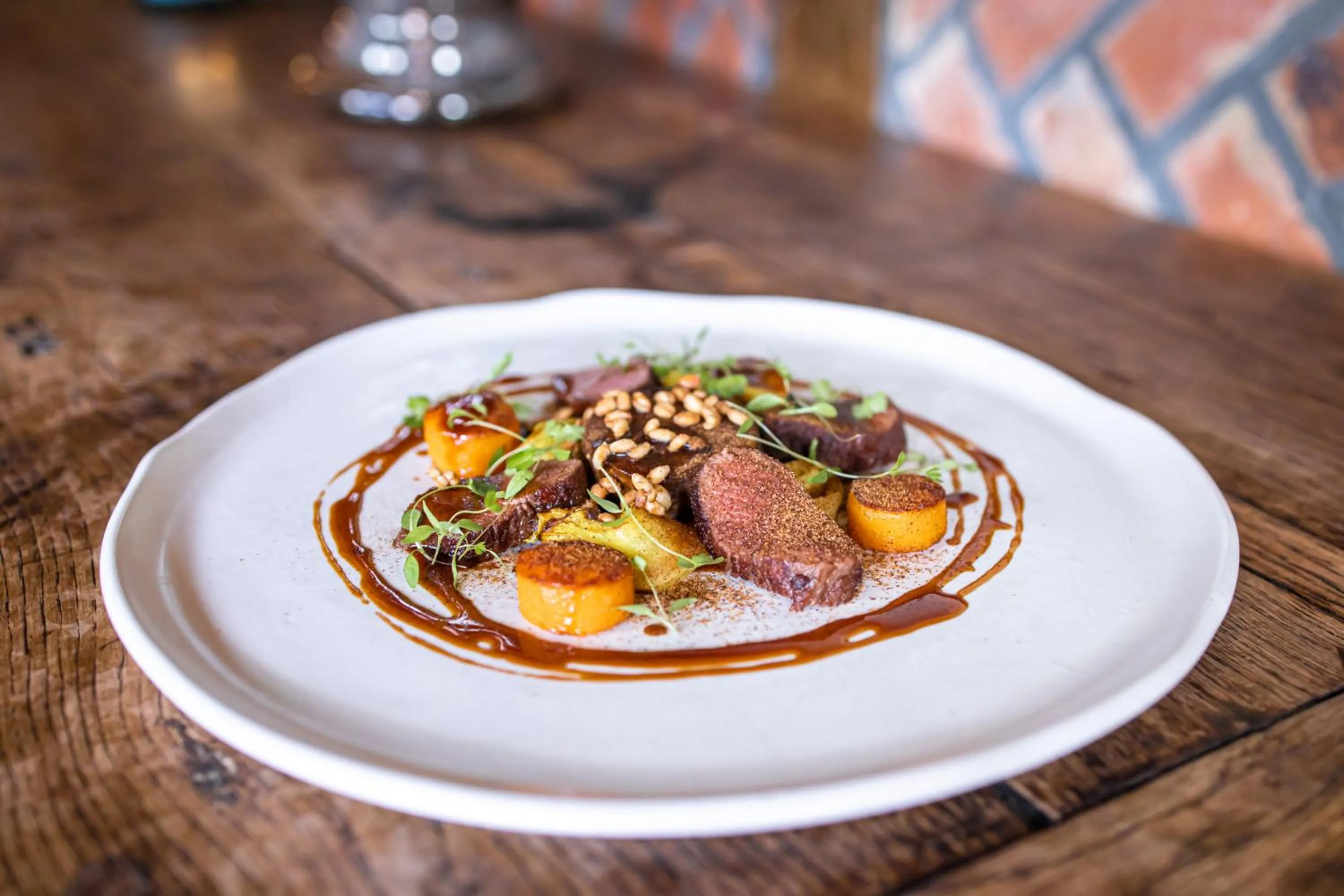 Food close-up in Langshott Manor - Luxury Hotel Gatwick