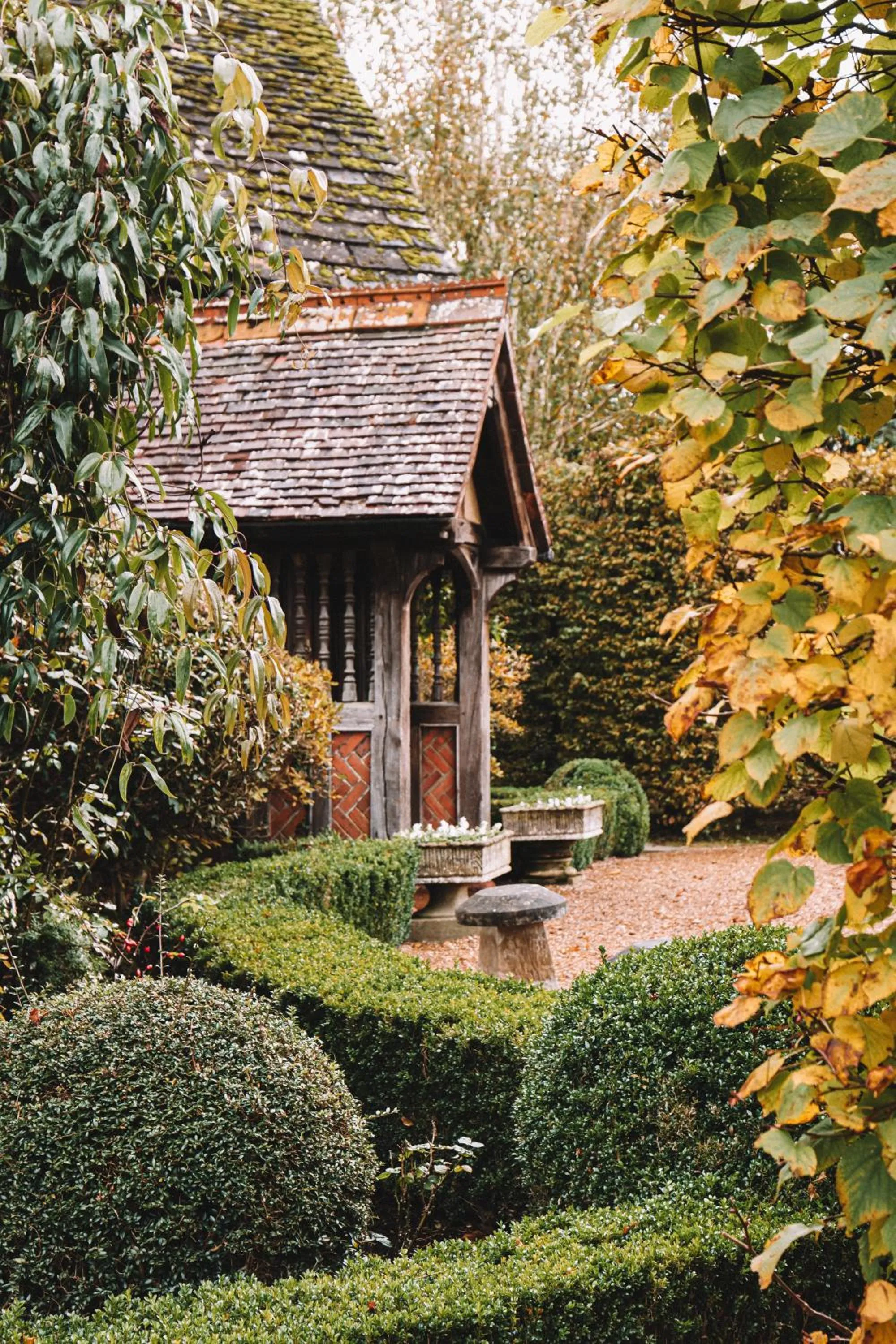 Facade/entrance in Langshott Manor - Luxury Hotel Gatwick