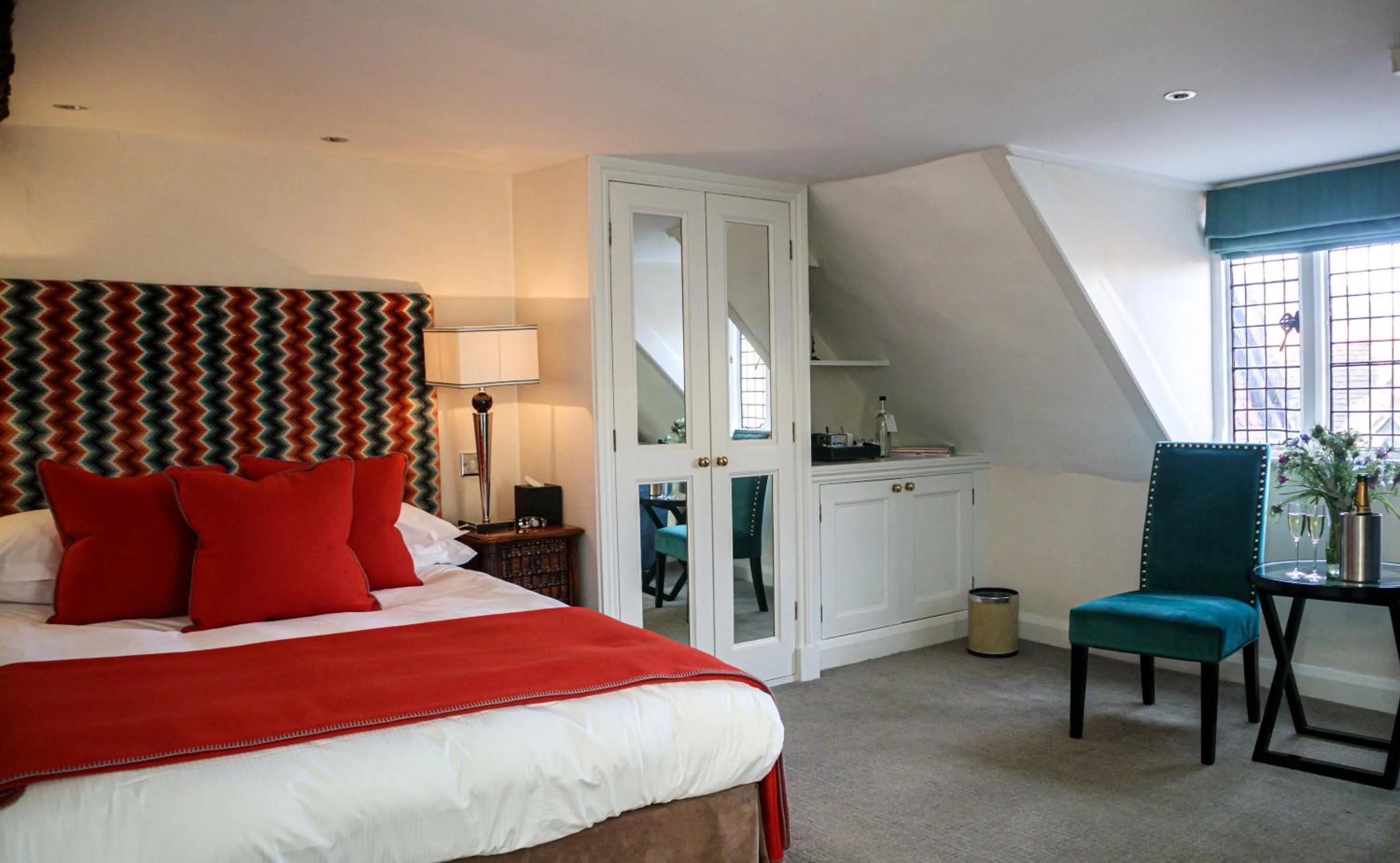 Photo of the whole room, Bed in Langshott Manor - Luxury Hotel Gatwick