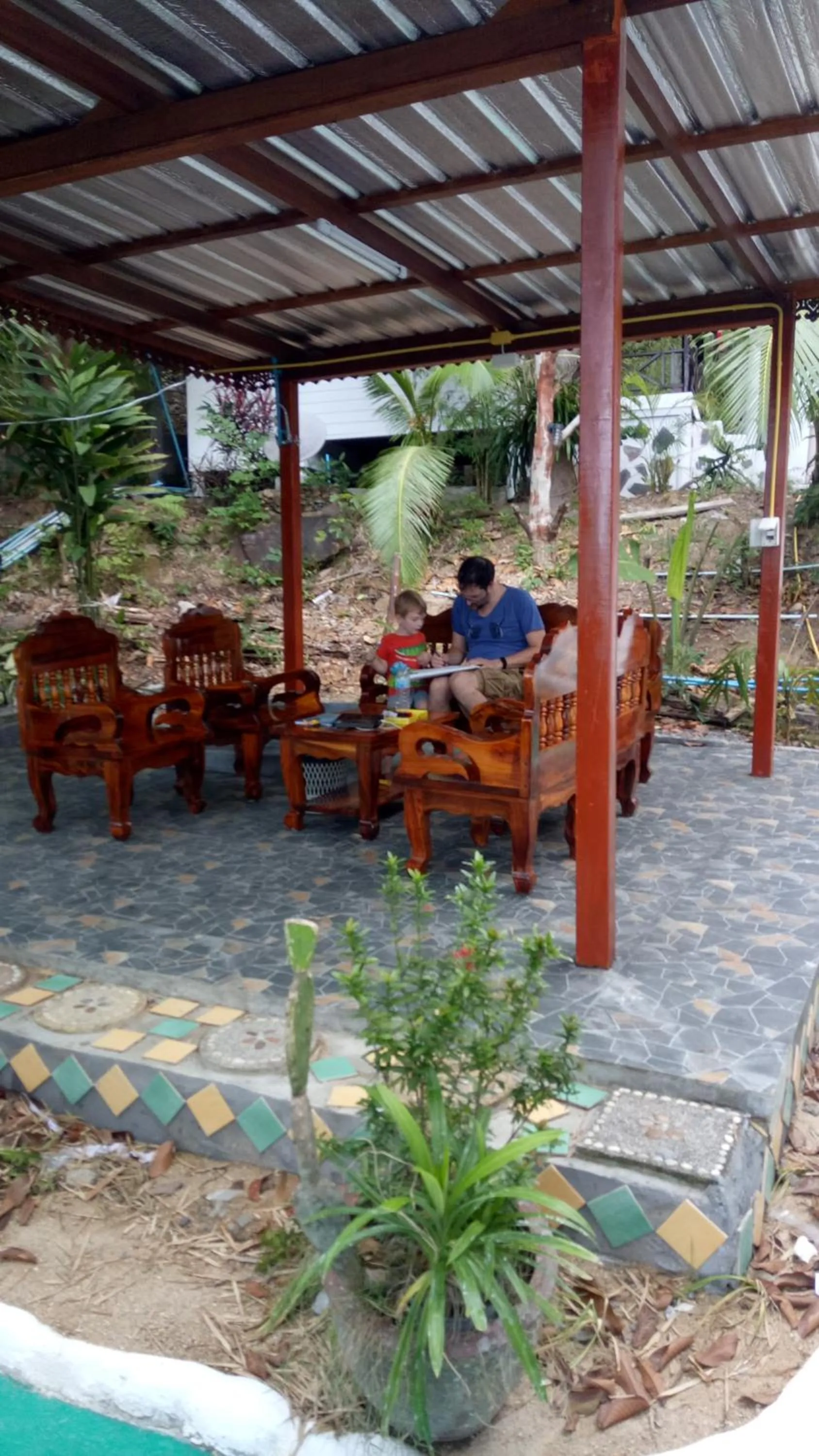Balcony/Terrace in Comon Bungalow HaadChaoPhao