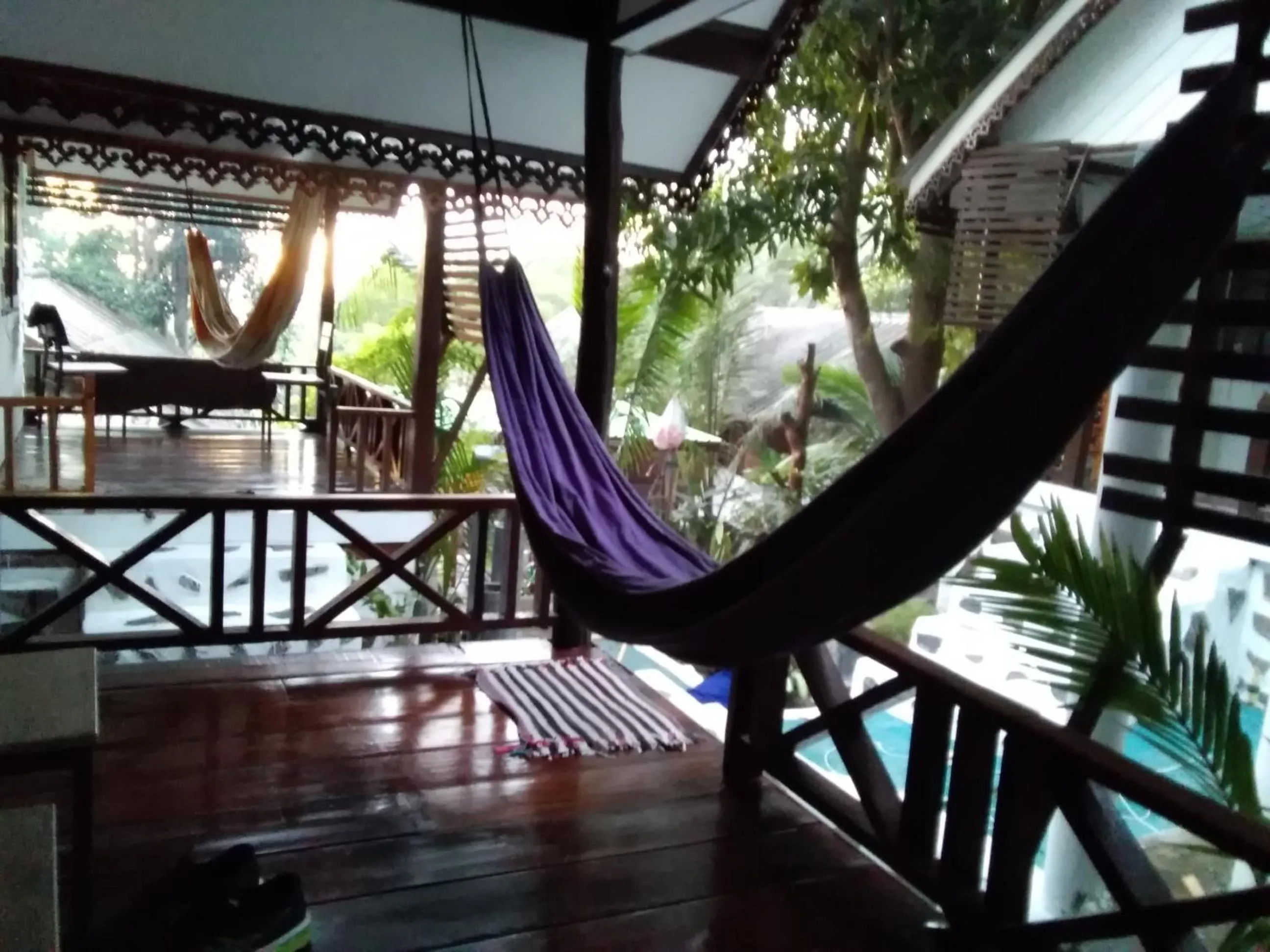 Patio in Comon Bungalow HaadChaoPhao