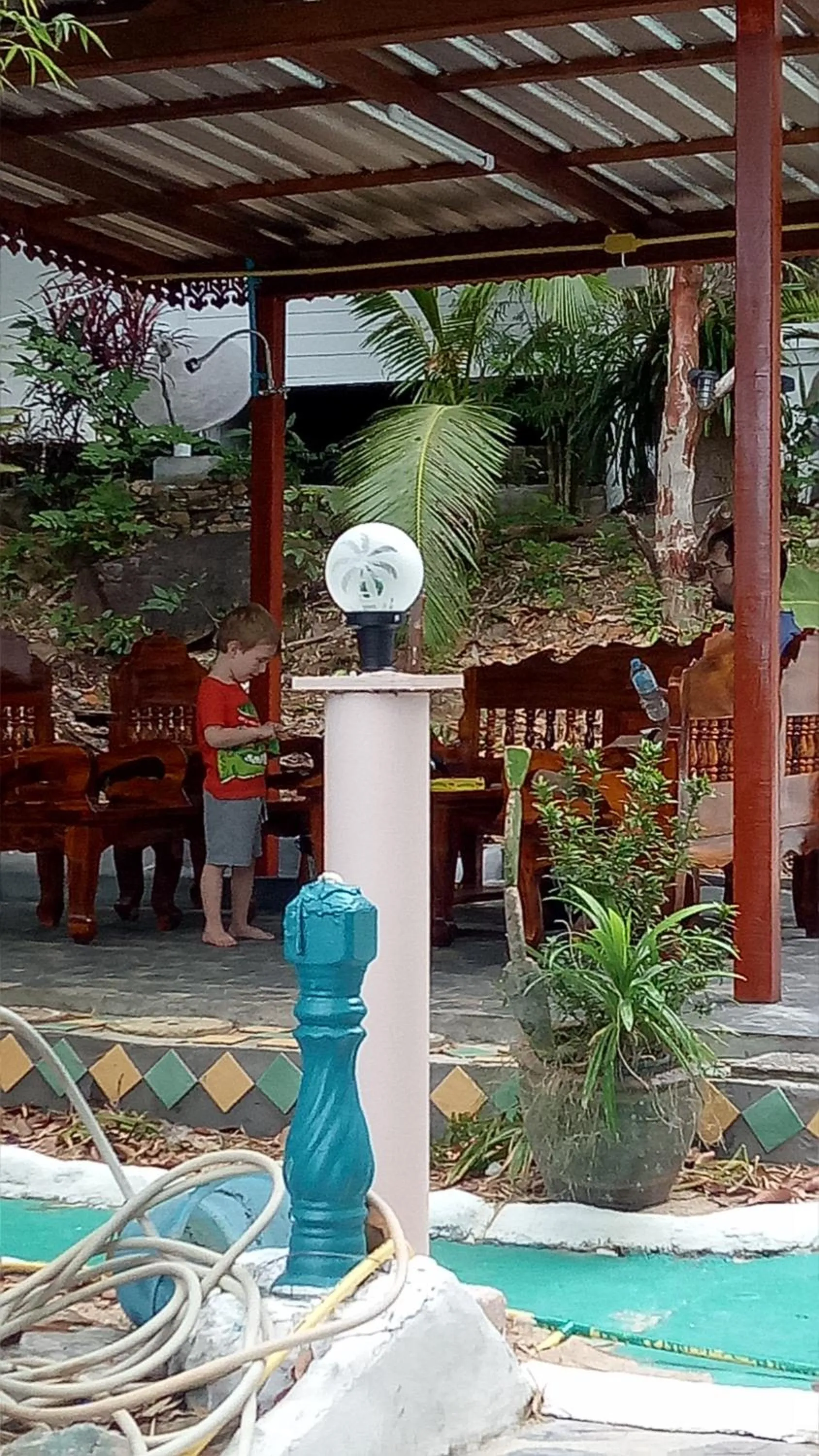 Balcony/Terrace in Comon Bungalow HaadChaoPhao