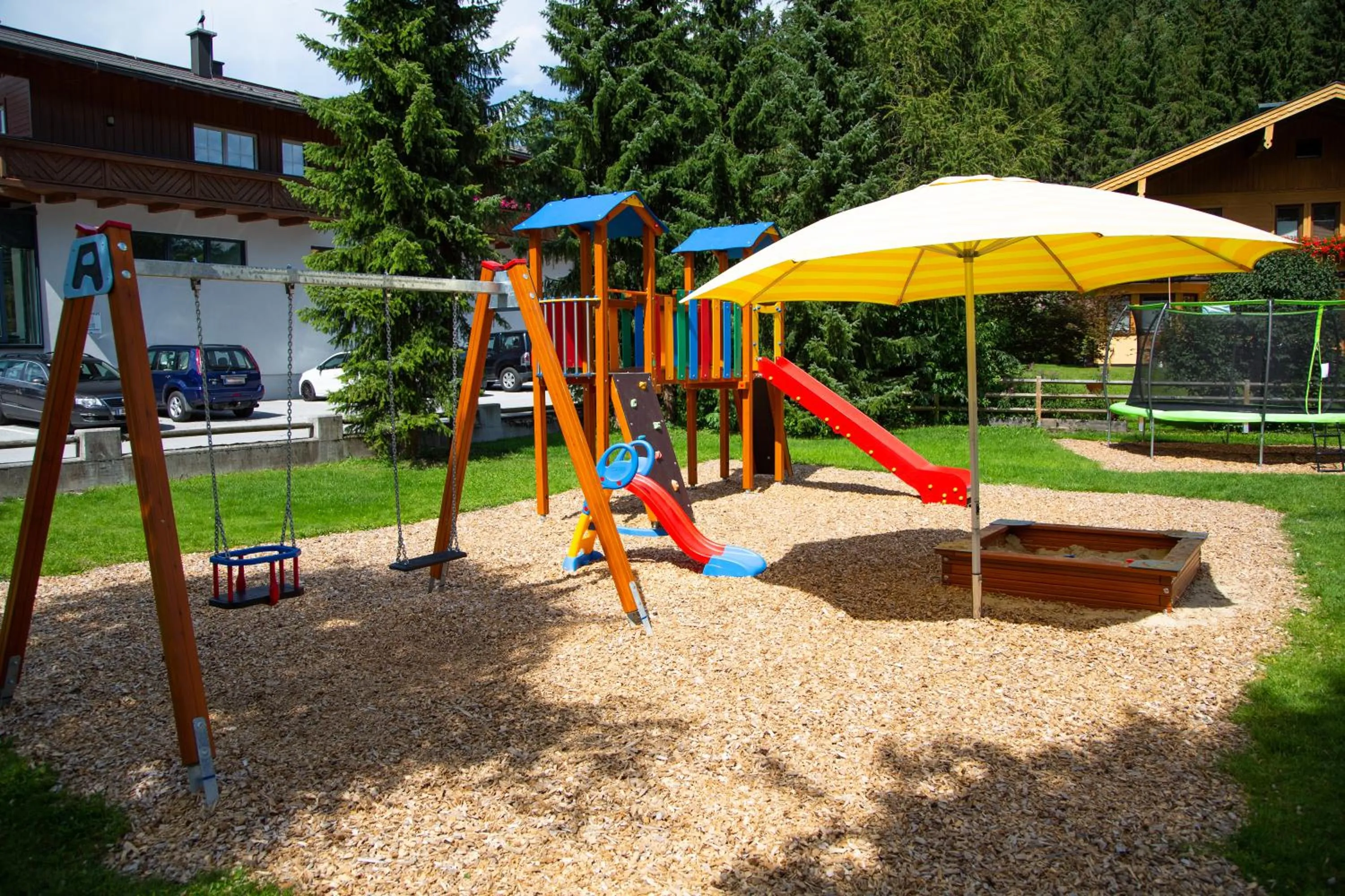 Children play ground in Aparthotel Hirschenau