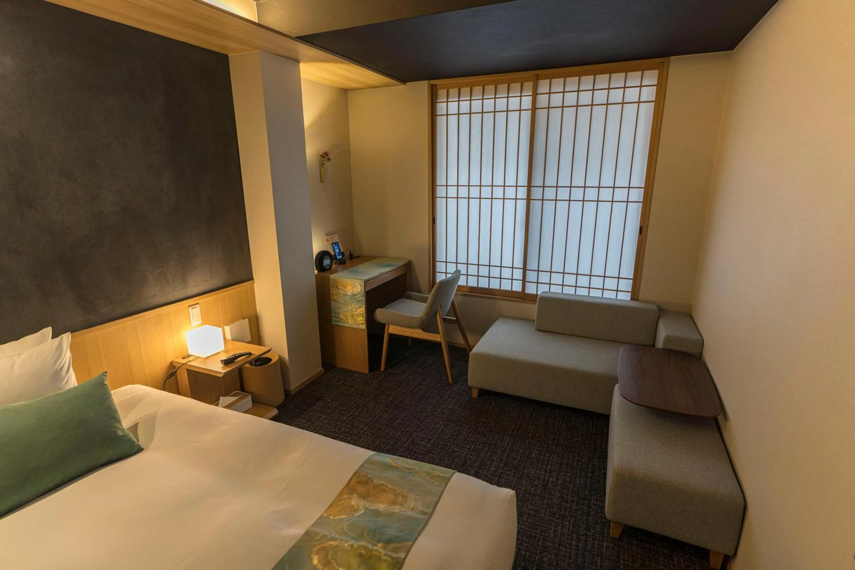 Bed in Miru Kyoto Nishiki