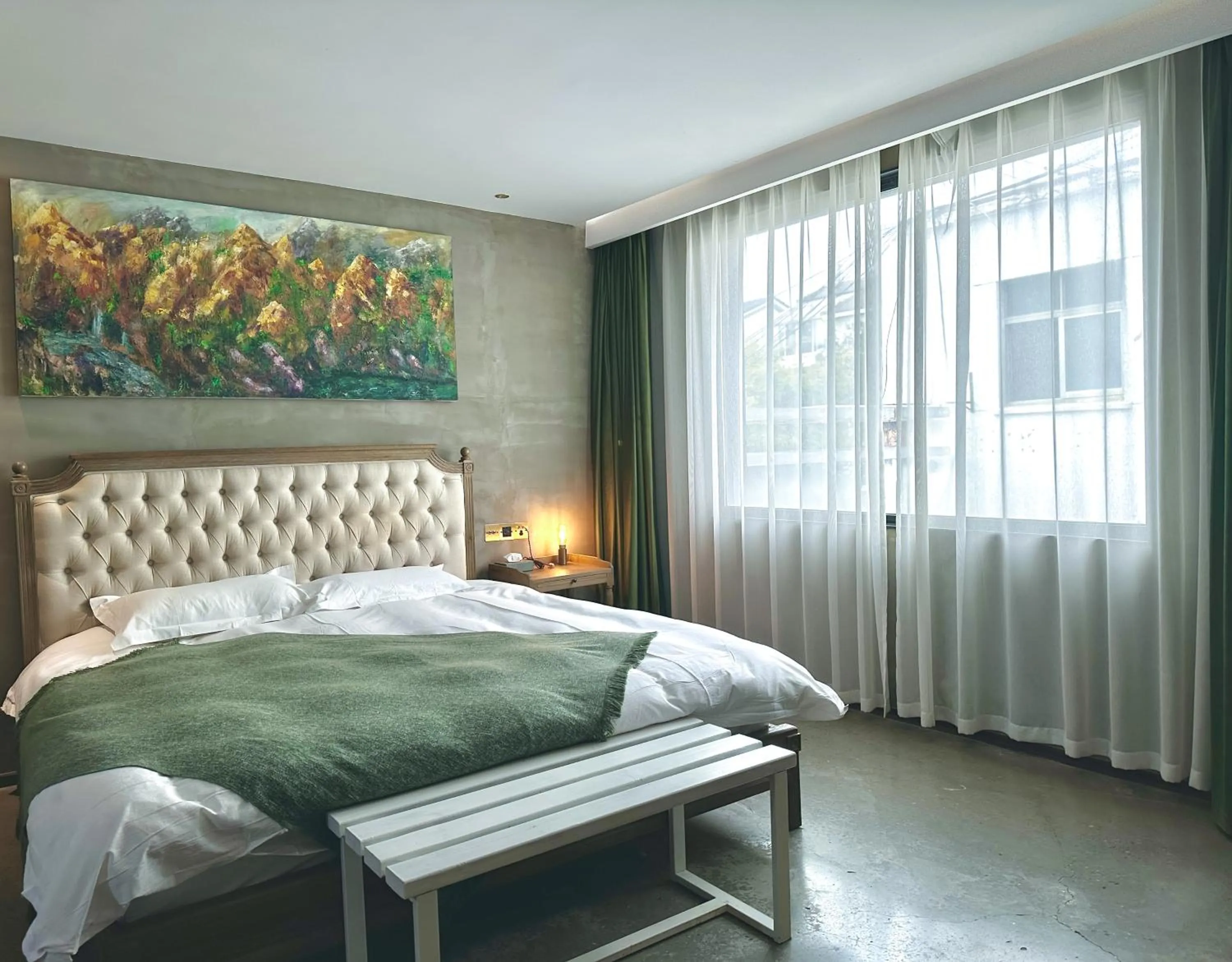 Bed in Suzhou Unique Space Design Art Hotel