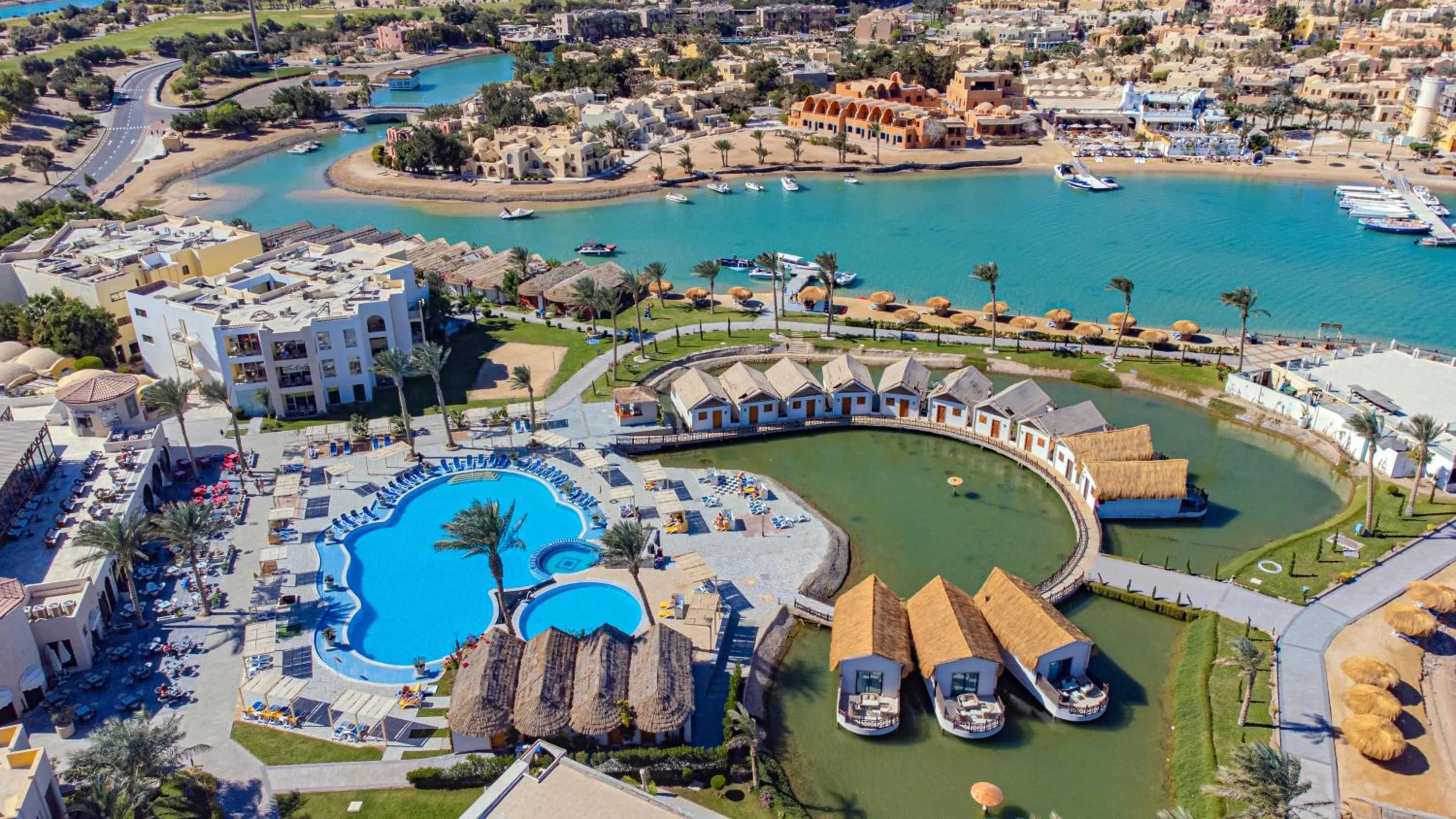 Natural landscape in Panorama Bungalows Resort El Gouna