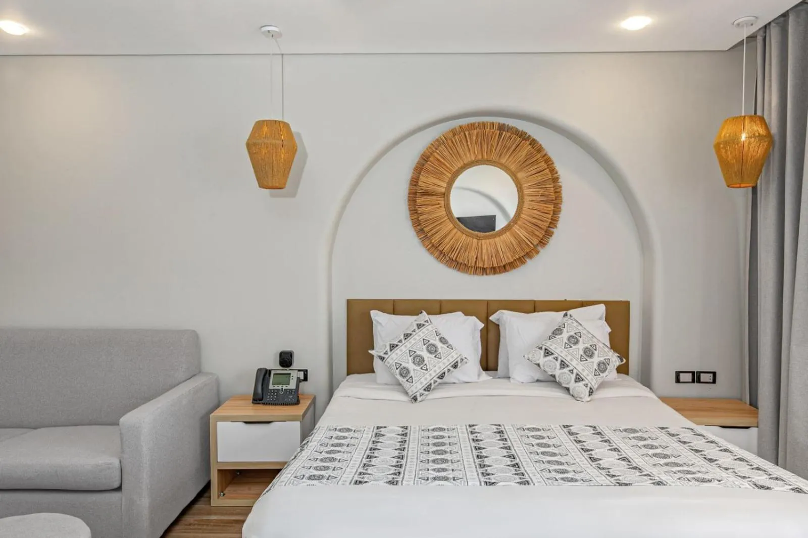 Bed in Panorama Bungalows Resort El Gouna