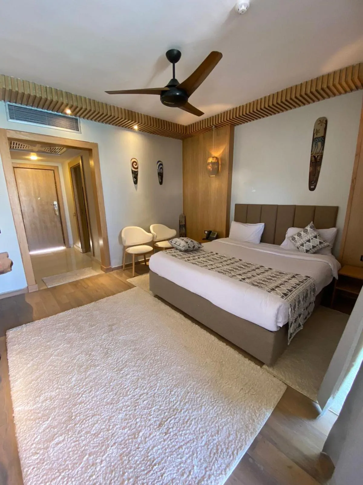 Bed in Panorama Bungalows Resort El Gouna
