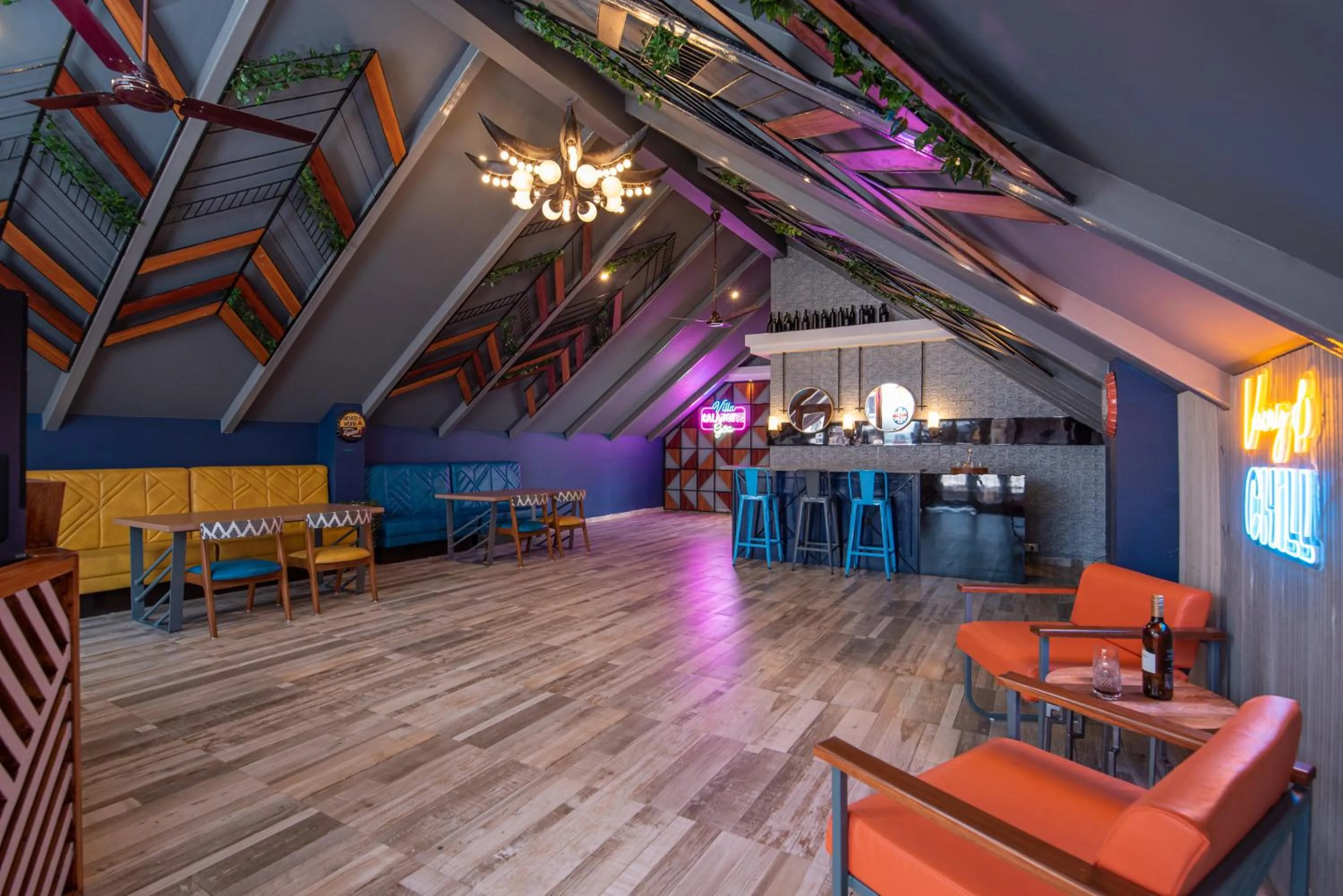 Seating area in Villa Calangute Phase 11