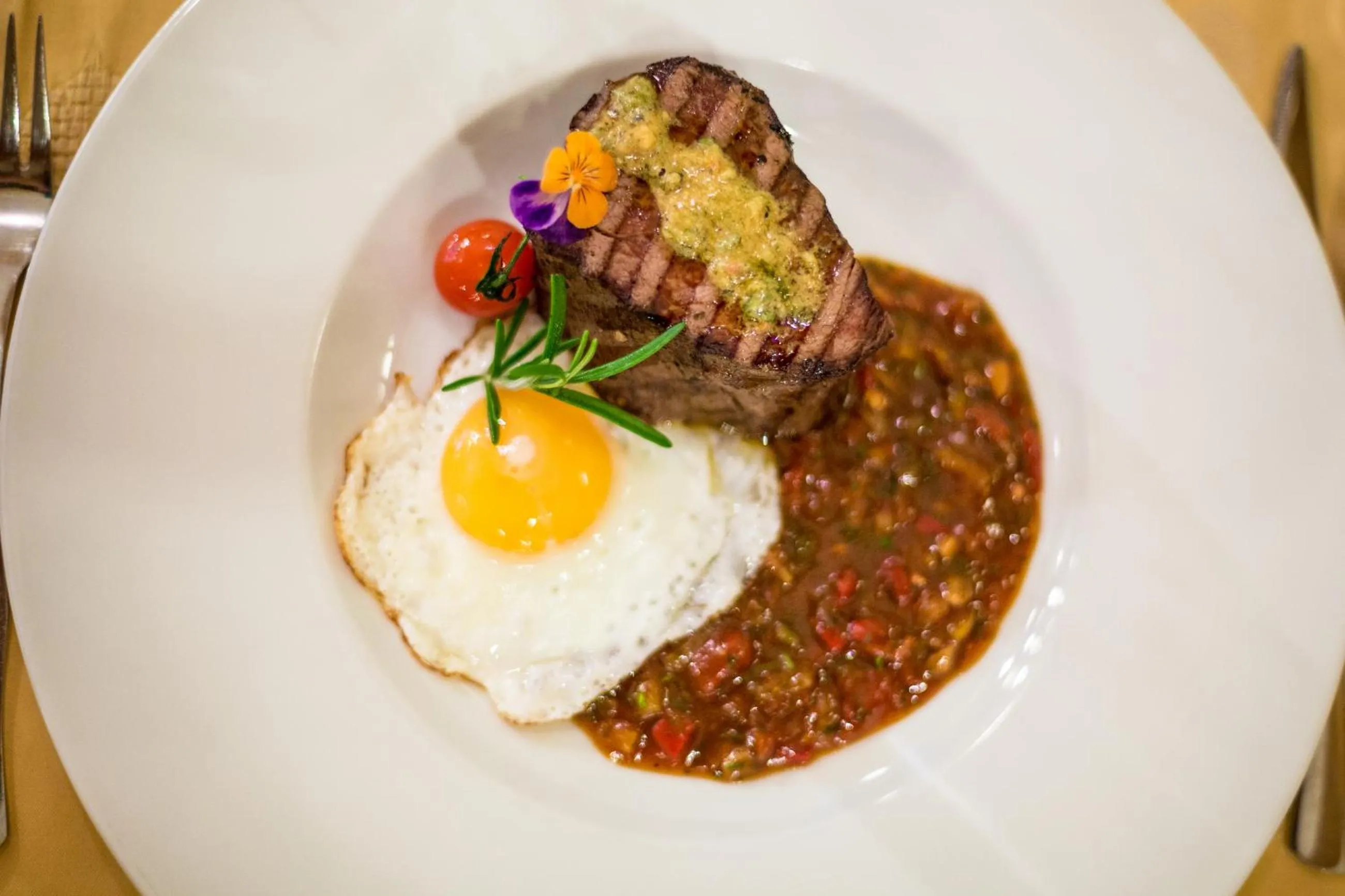 Food close-up in Hotel Diana