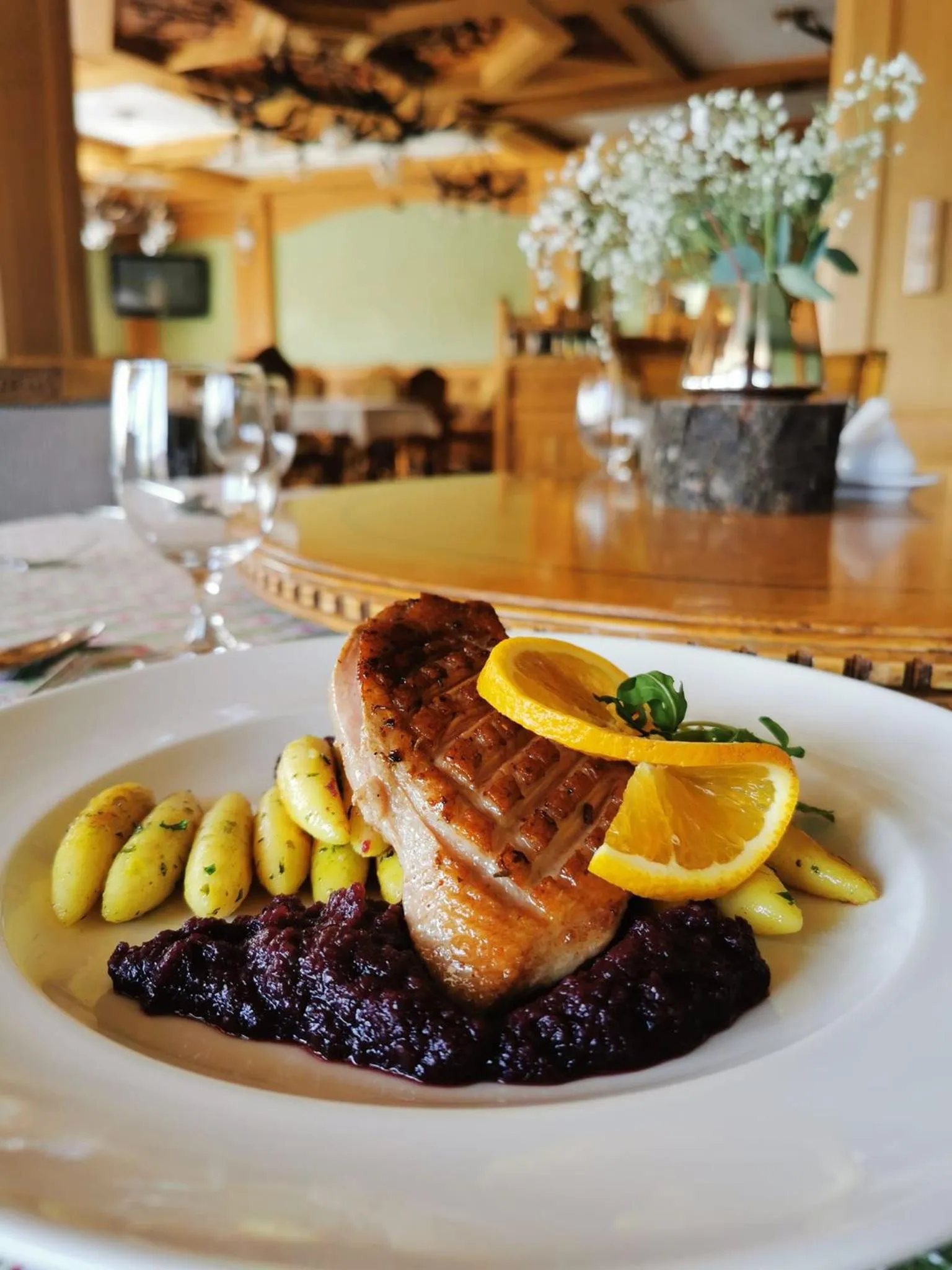 Food and drinks in Hotel Diana