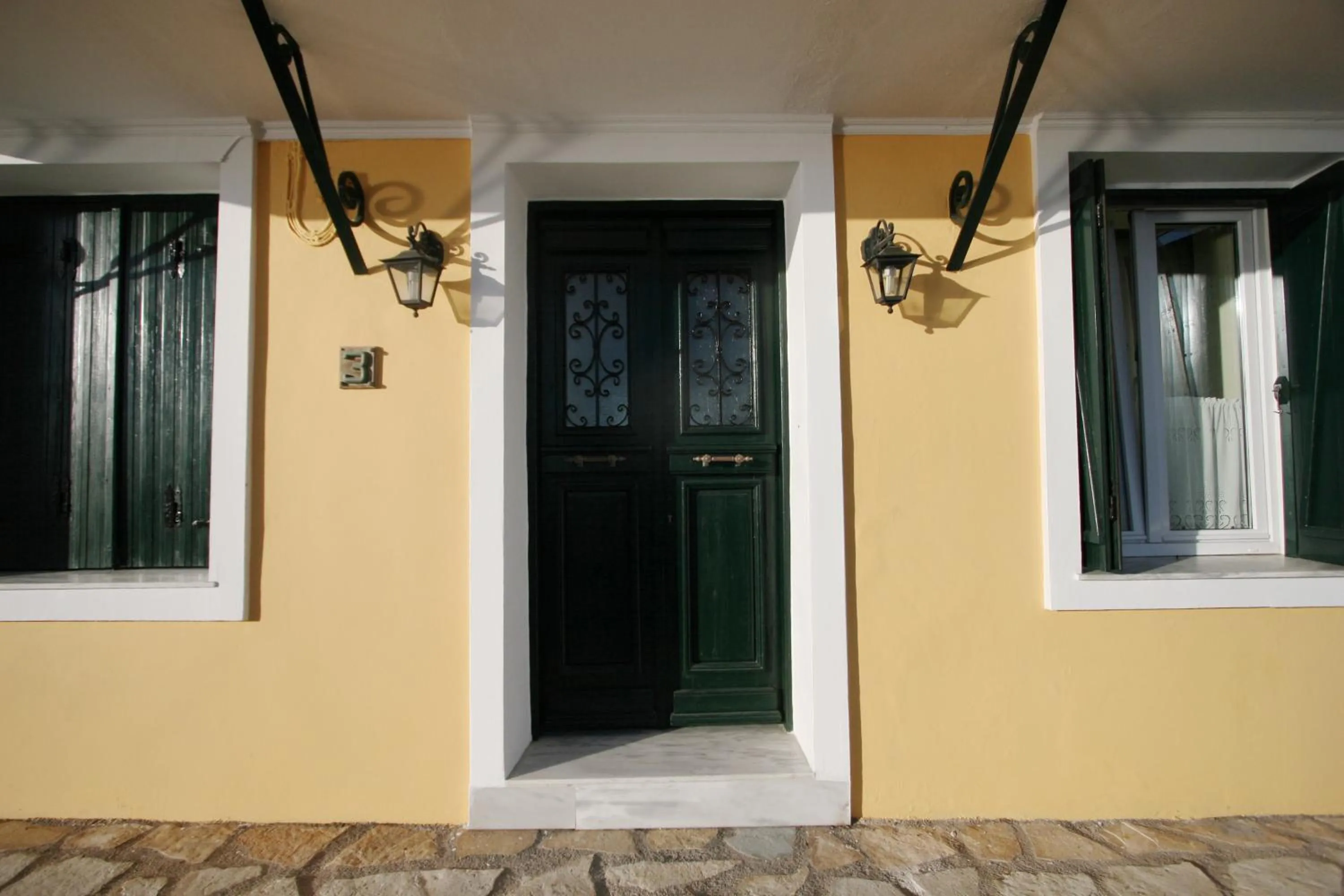 Facade/entrance in Meliti Guesthouse