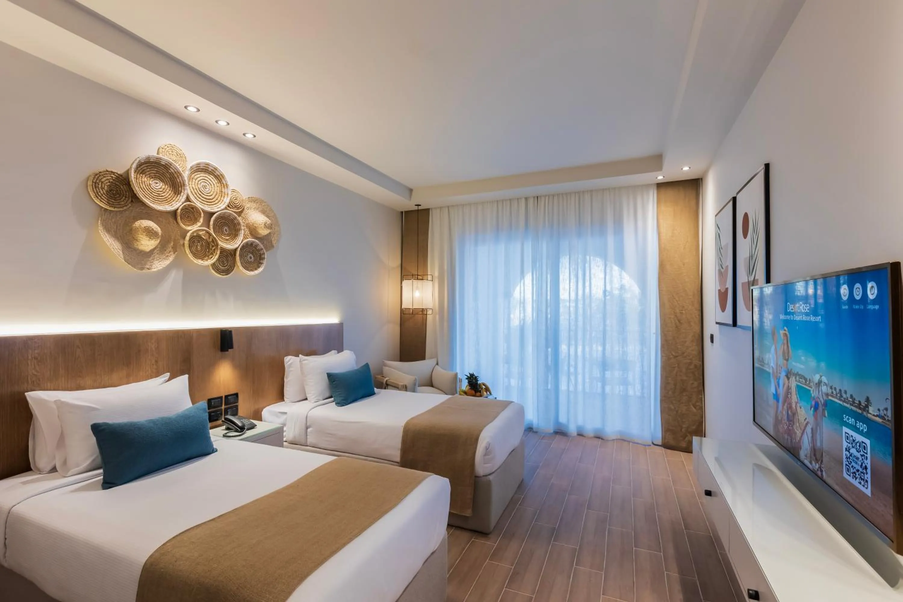 Bedroom, Bed in Desert Rose Resort