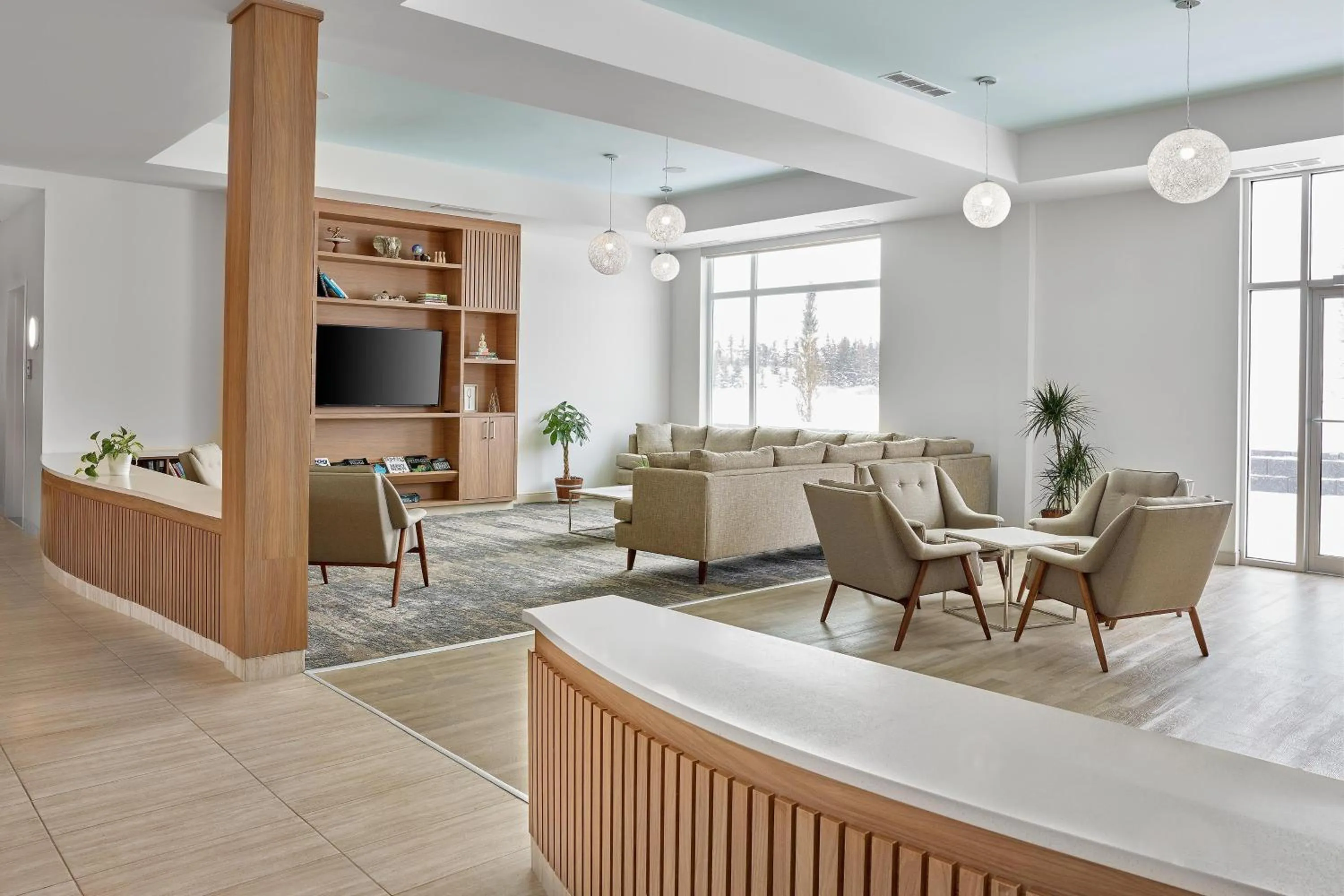 Lobby or reception in Element Edmonton West