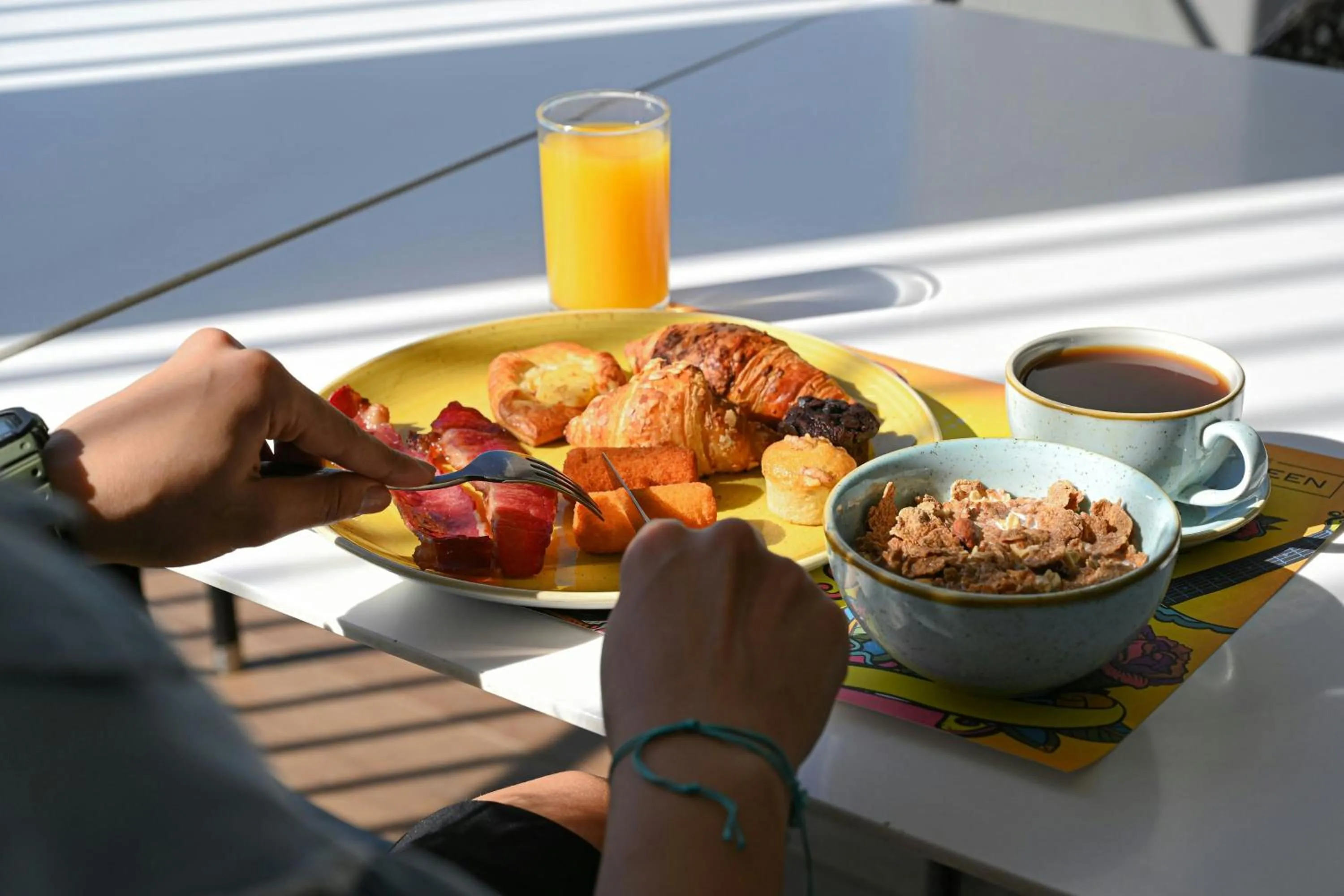 Breakfast in Aloft Dubai Creek