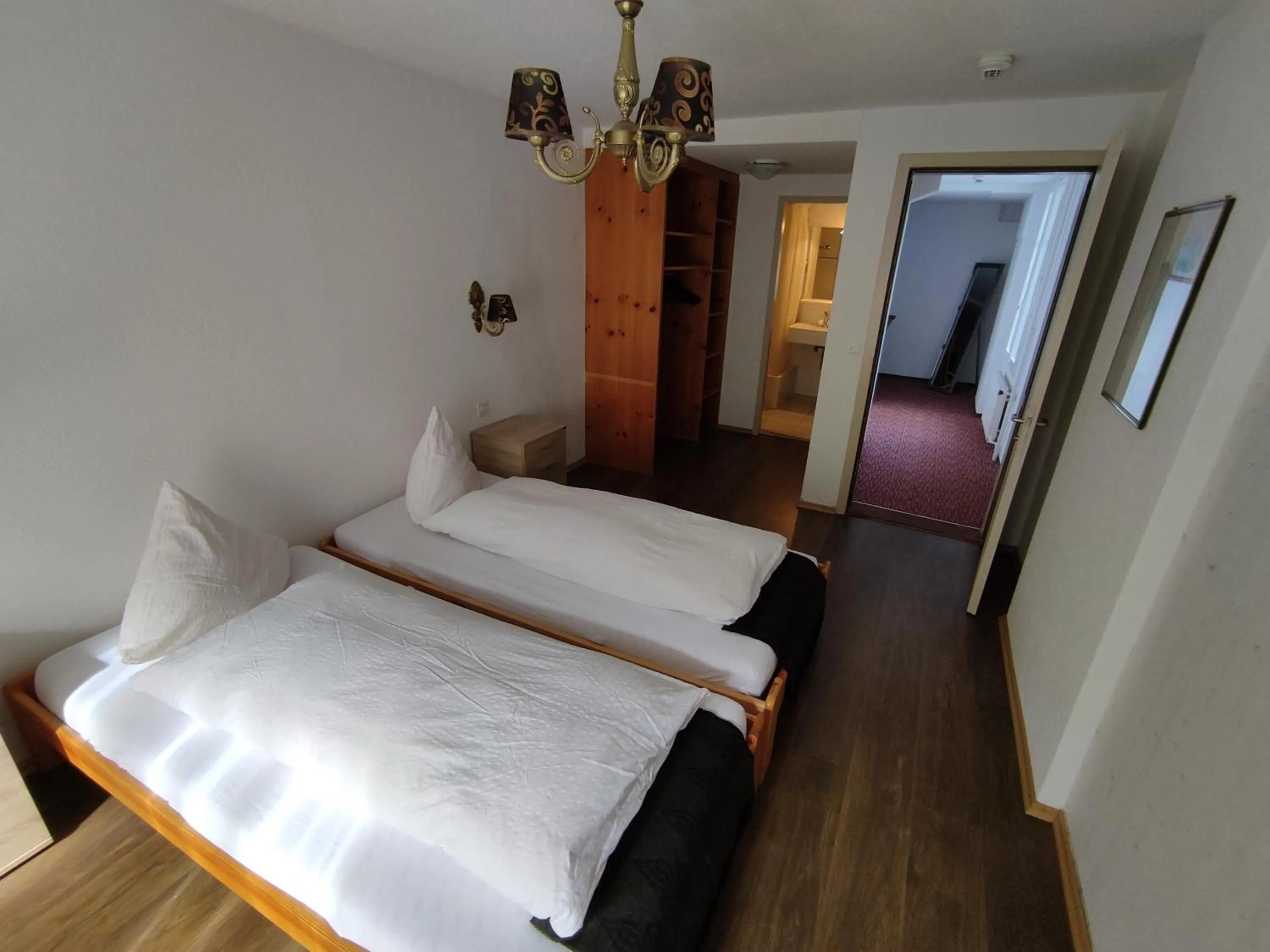 Photo of the whole room, Bed in Hotel Restaurant Jungfrau