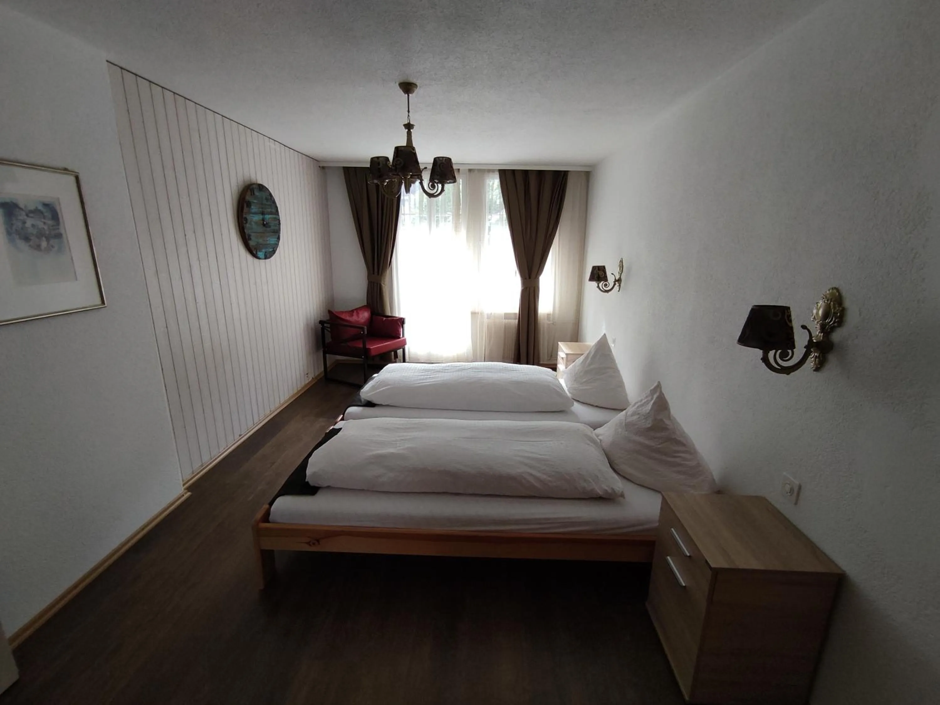 Photo of the whole room, Bed in Hotel Restaurant Jungfrau